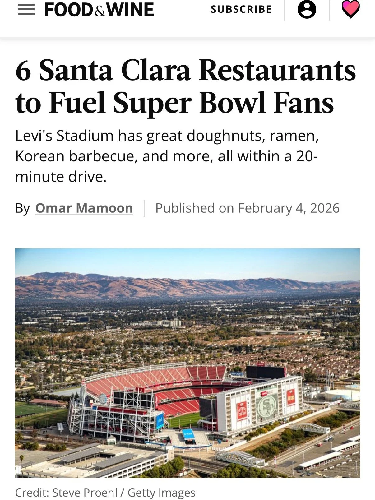 Literally had to google who&rsquo;s playing in the superbowl. hashtag sports.  But wanna know where to eat while you&rsquo;re in town? I gotchu. 🖋️✨ @foodandwine 

1- food &amp; wine, a mighty fine byline 
2-3 probably my fav ramen in the bay  @rame