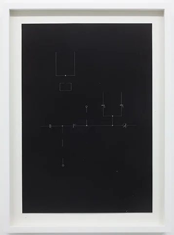 Levitation 2 - (Divining Rod) / Archival pigment print, wood frame, 17 1/4” x 12 3/4”, 2012 / Edition 1 of 3