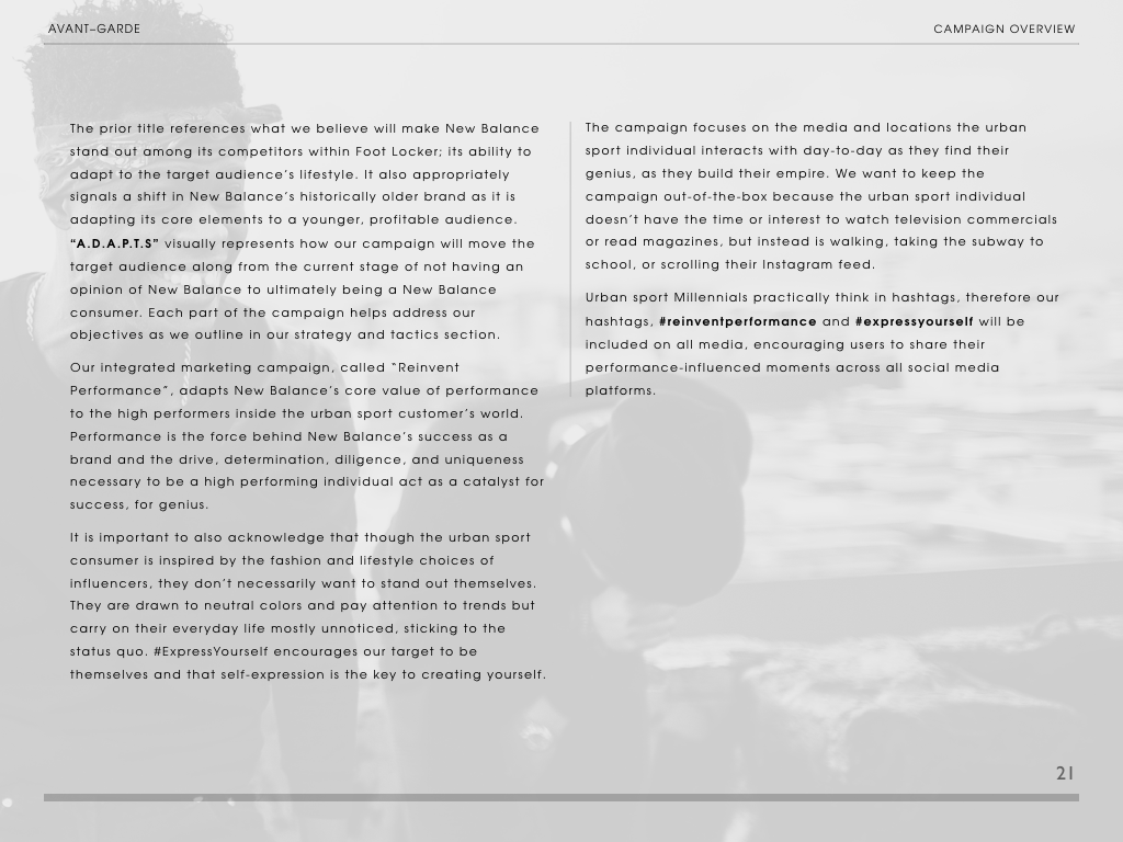 new balance target market