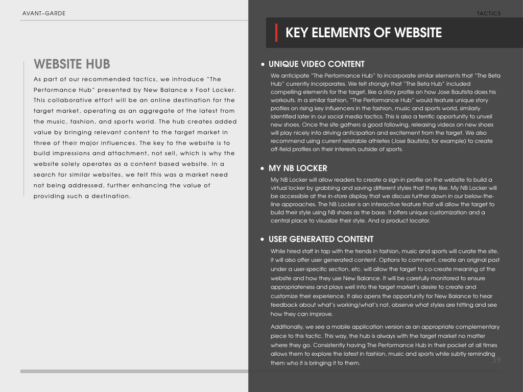 new balance target market