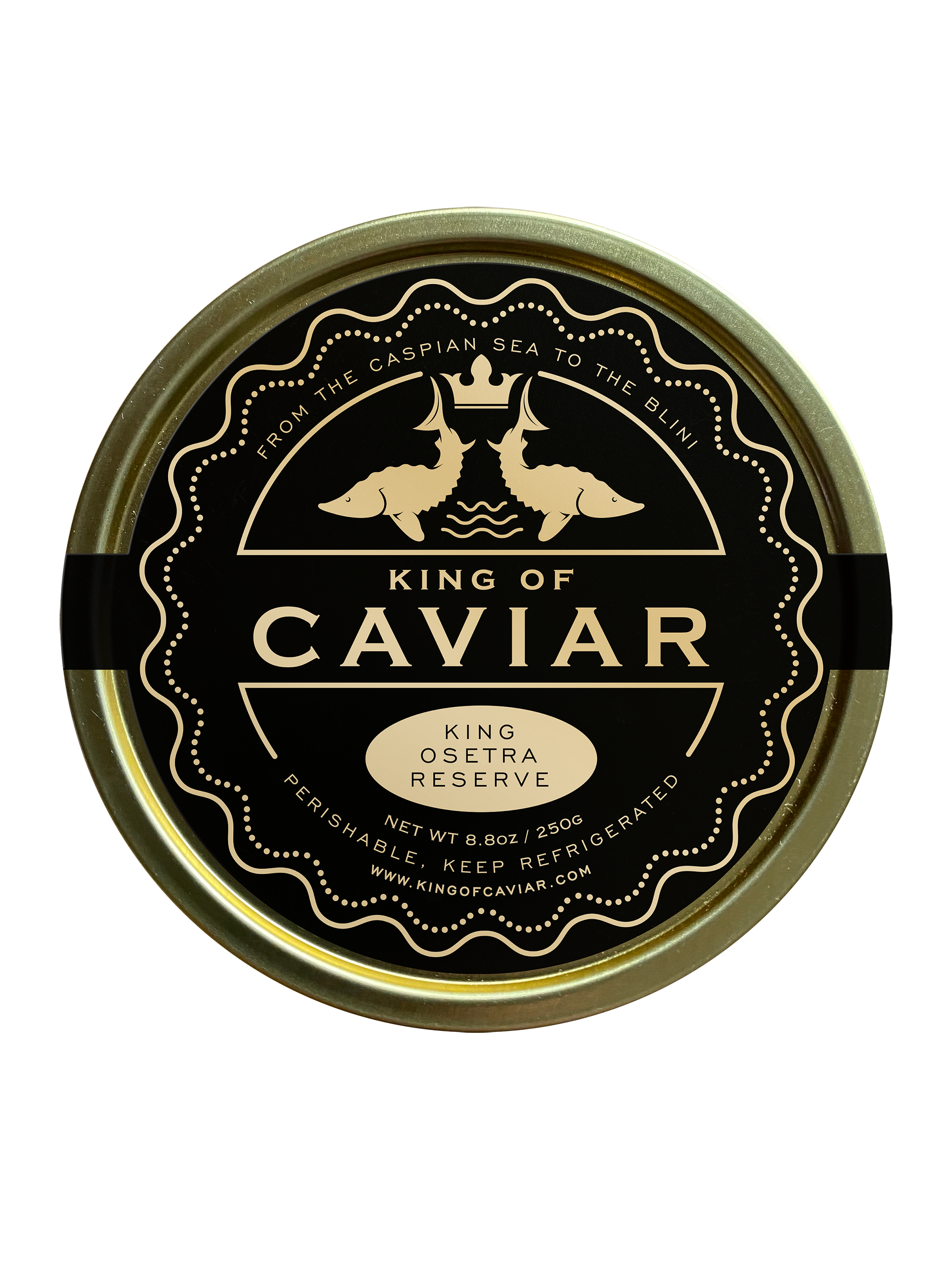 King of Caviar 250G Packaging