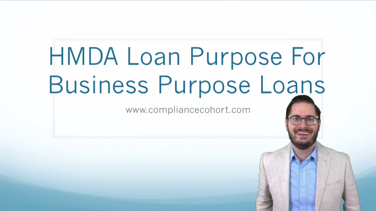 HMDA Loan Purpose Code for Business Purpose Loans