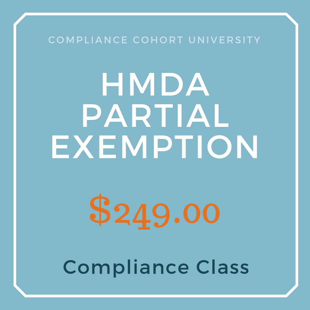 Save time learning the new rules with our video webinar on the HMDA Partial Exemption. Everything you need to know in less than an hour. Click here for more info.