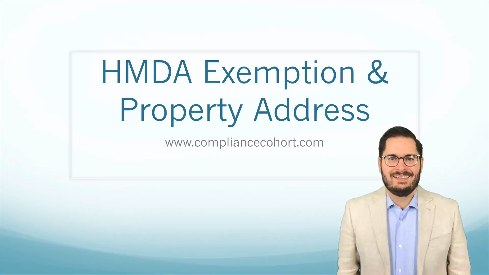 HMDA Exemption Property Address