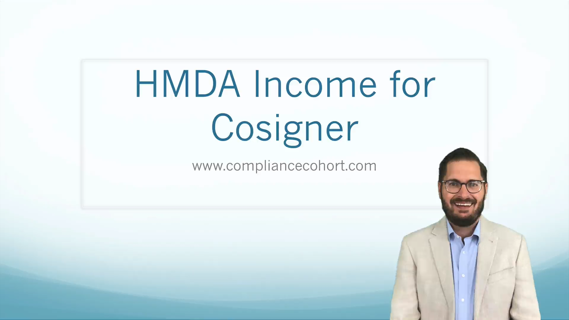 HMDA Income for Cosigners (Video)