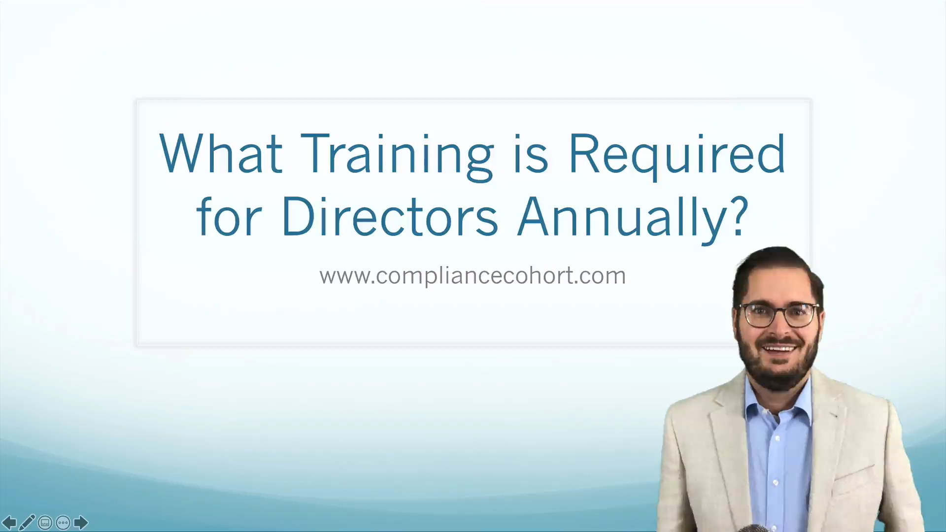 Annual Director Training Requirements