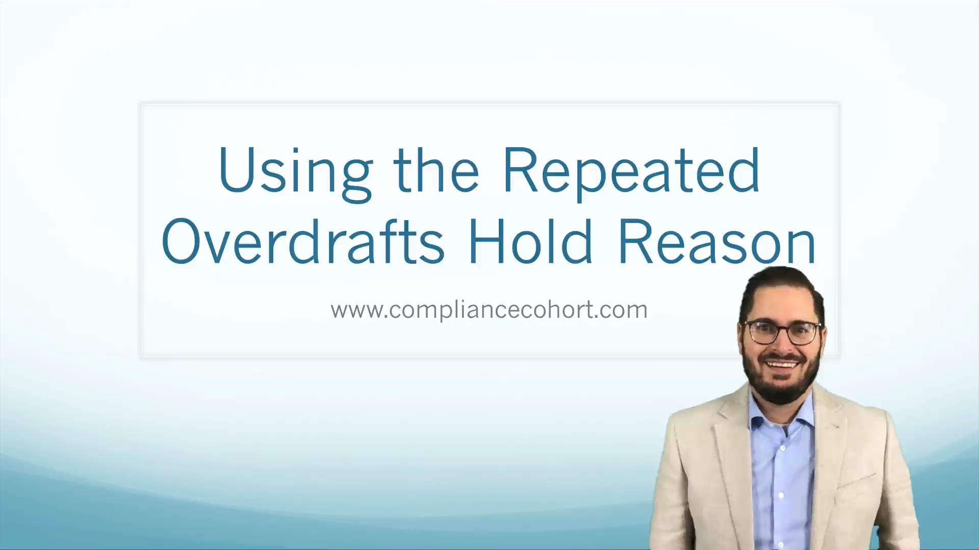 Using the Repeated Overdrafts Hold Reason