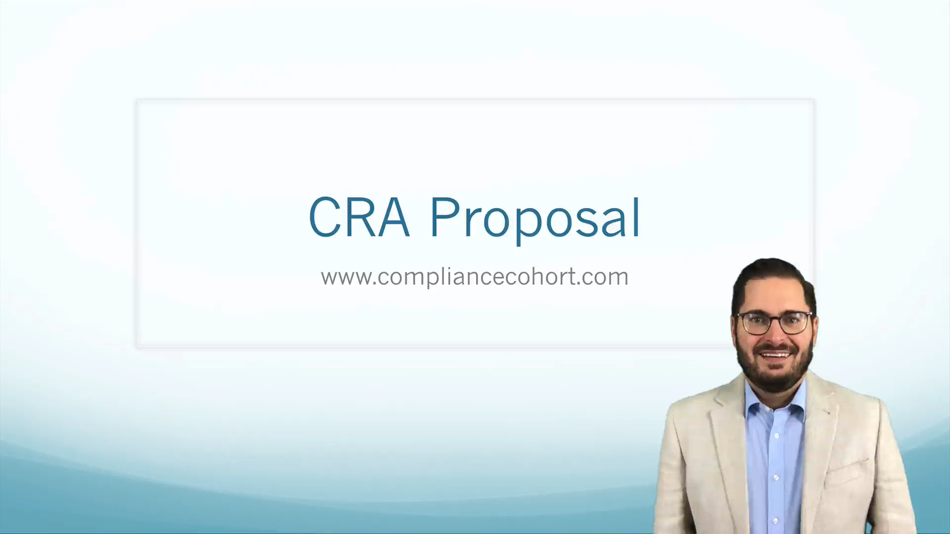 Overview of CRA Proposal