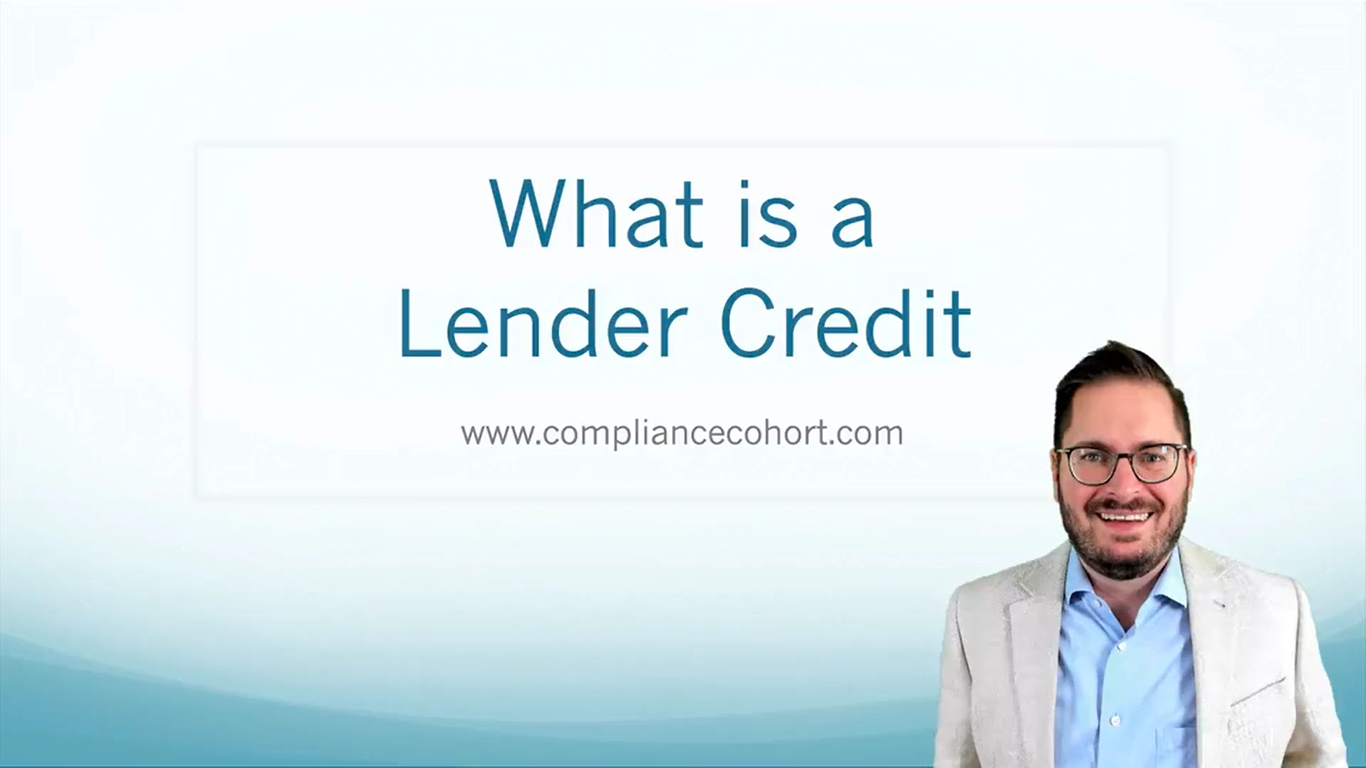 VIDEO: What is a Lender Credit