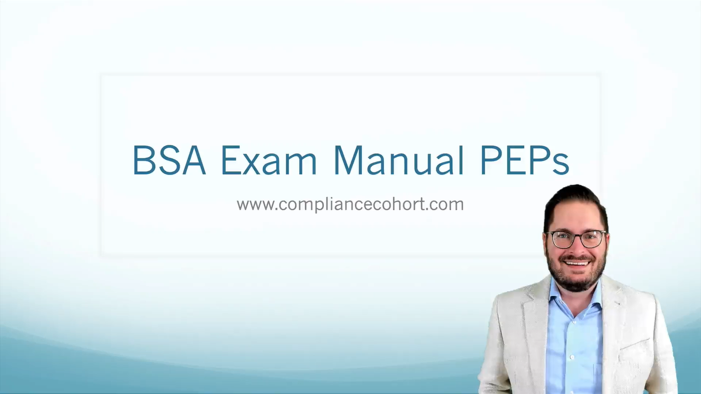 VIDEO: BSA Exam Manual PEPs
