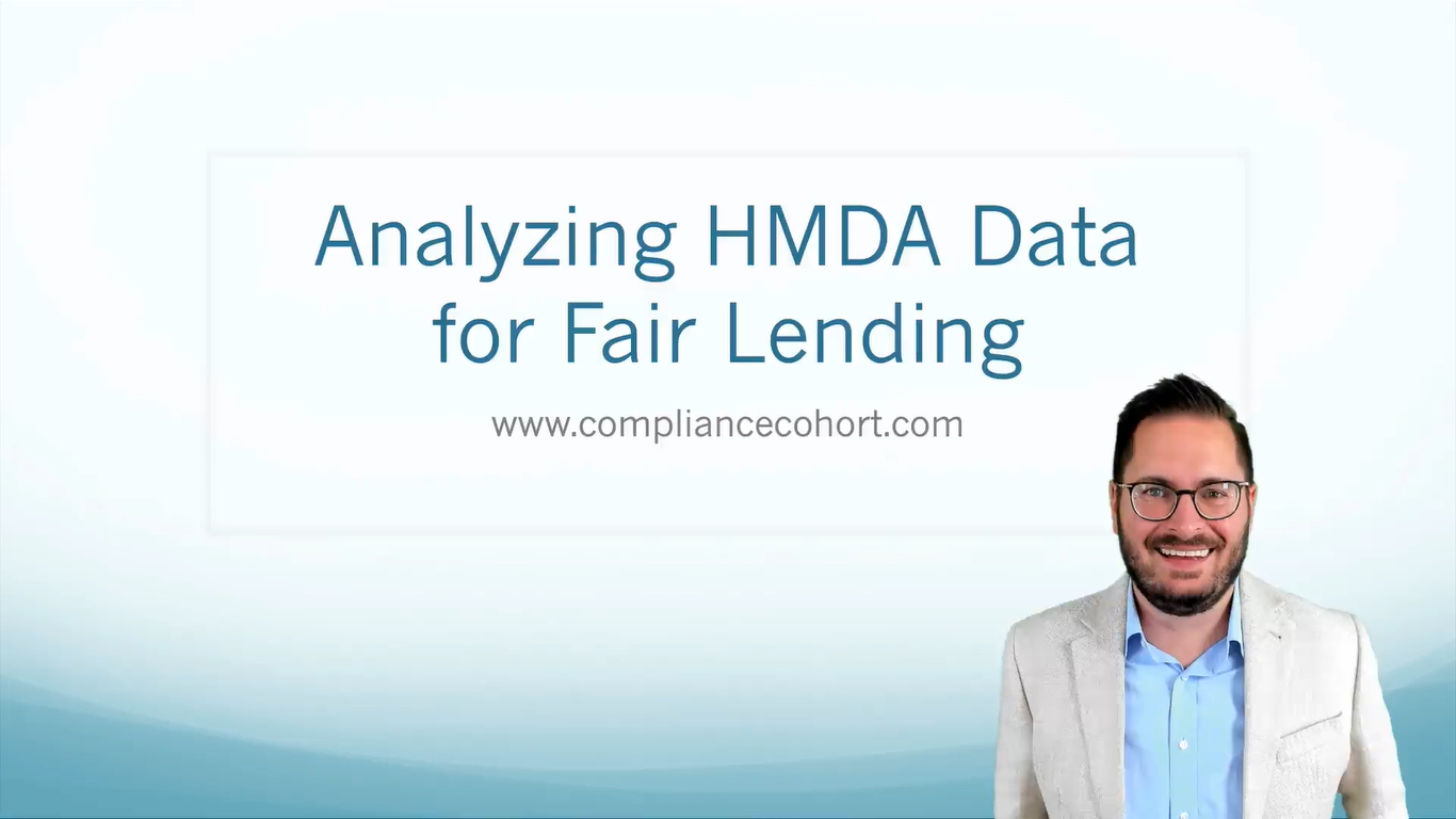 VIDEO: Analyzing HMDA Data for Fair Lending