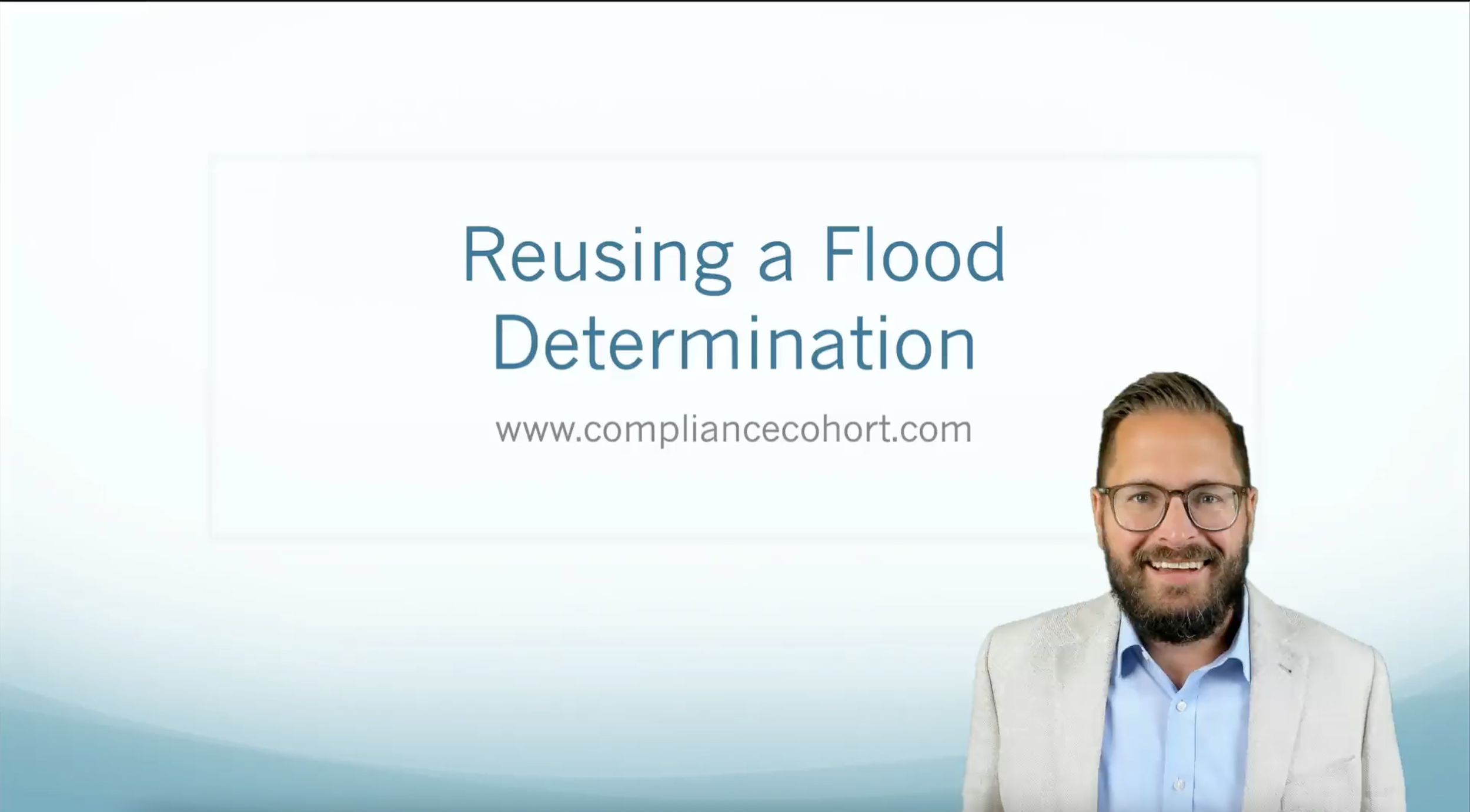 VIDEO: Reusing a Flood Determination