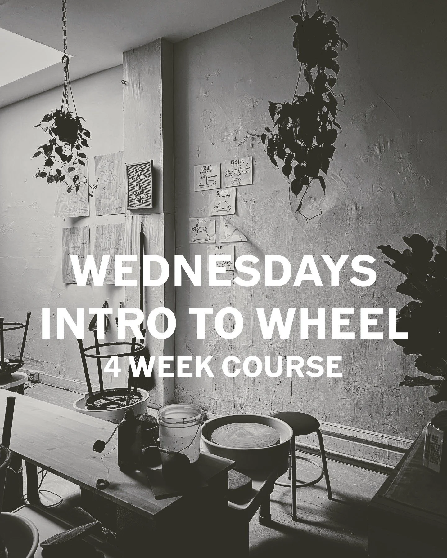 4 Week Course: Intro to Wheel, Wednesdays, 6:30 - 9pm Nov 19 - Dec 17 **Holiday Schedule