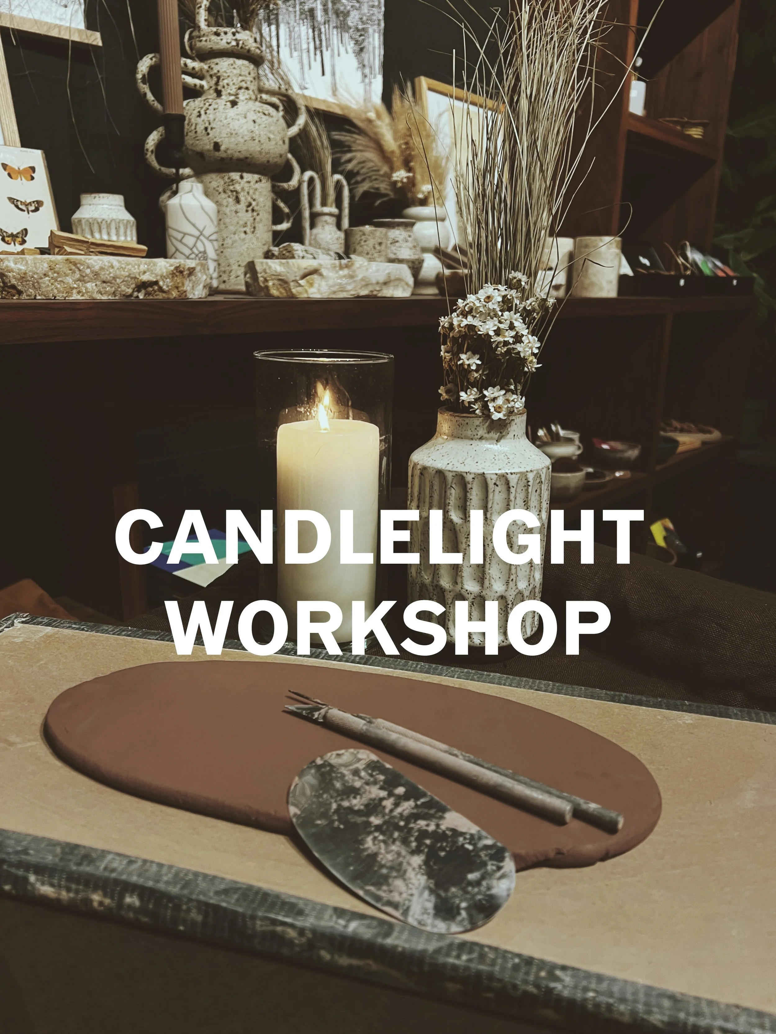 2026 Candlelit Ceramics - Incense Holder Workshop, January 9th, 6 - 7:30PM