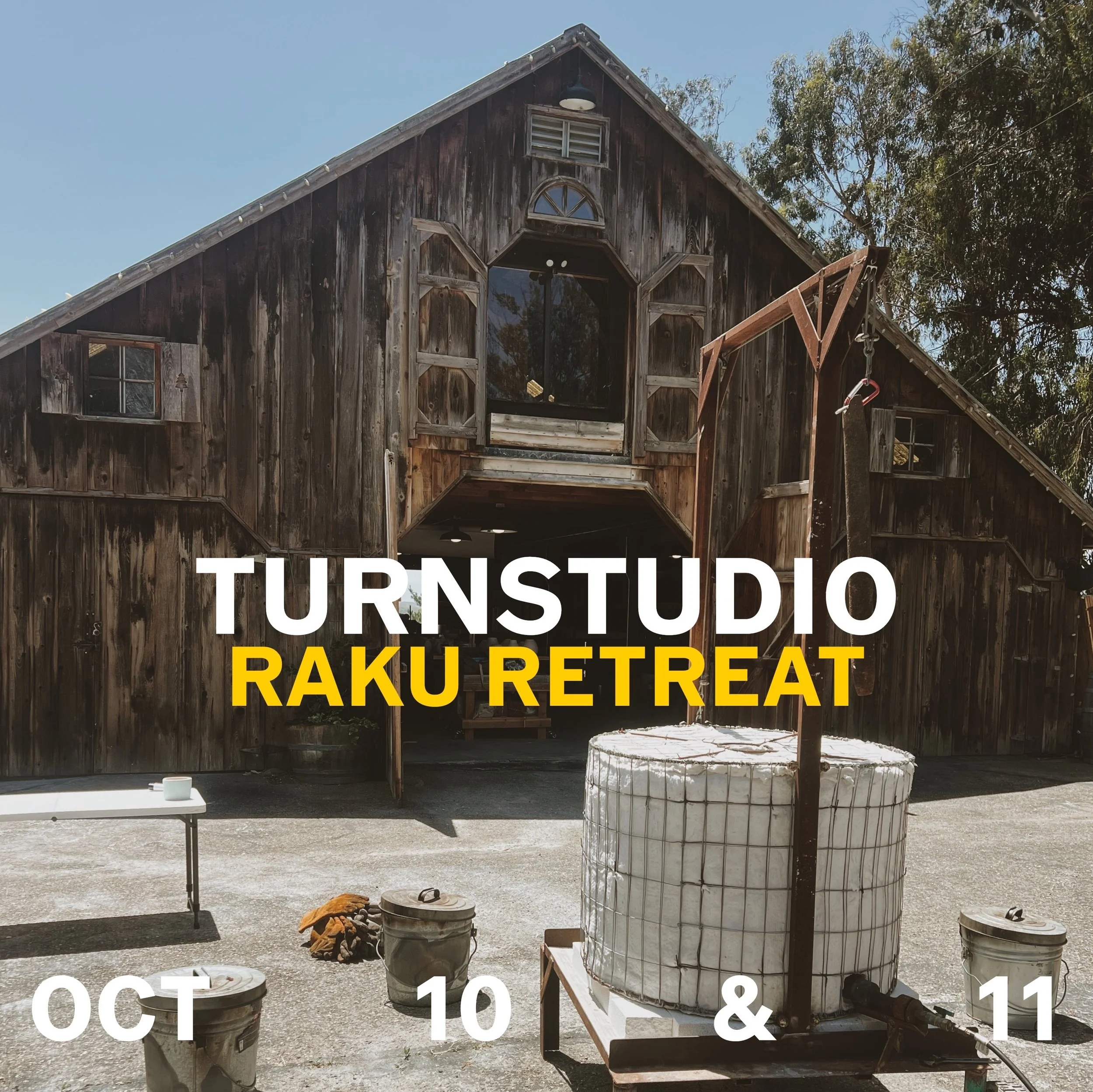 TURNStudio: Raku Firing Retreat - Oct 10 & Oct 11