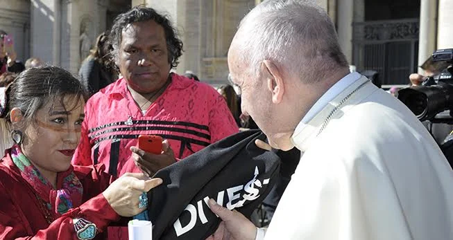 Meeting with Pope Francis at the Vatican City, October 2017.
