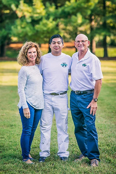 Owners Bud and Eileen Zegel and Production Manager Caleb Fernandez