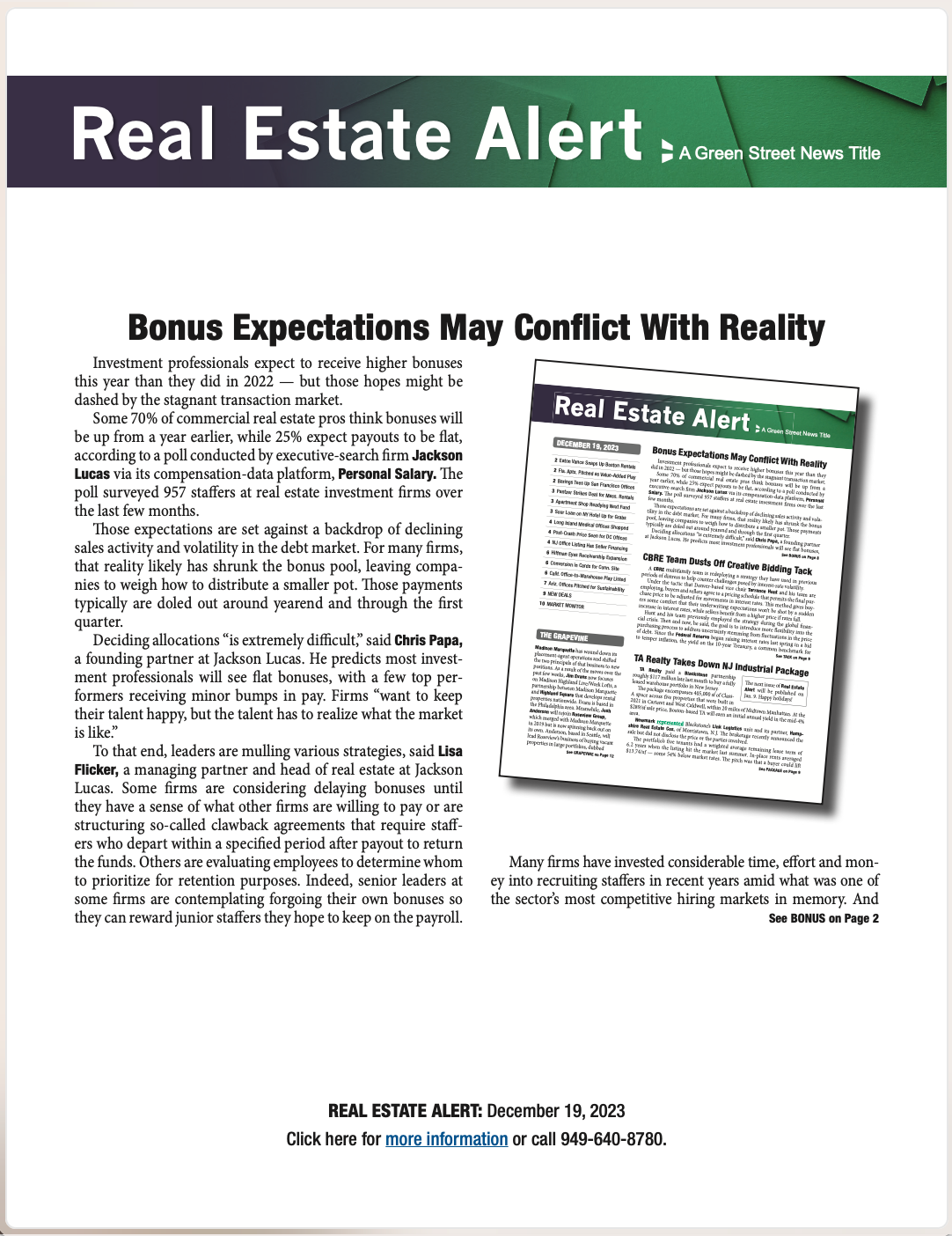 Bonus Expectations May Conflict With Reality