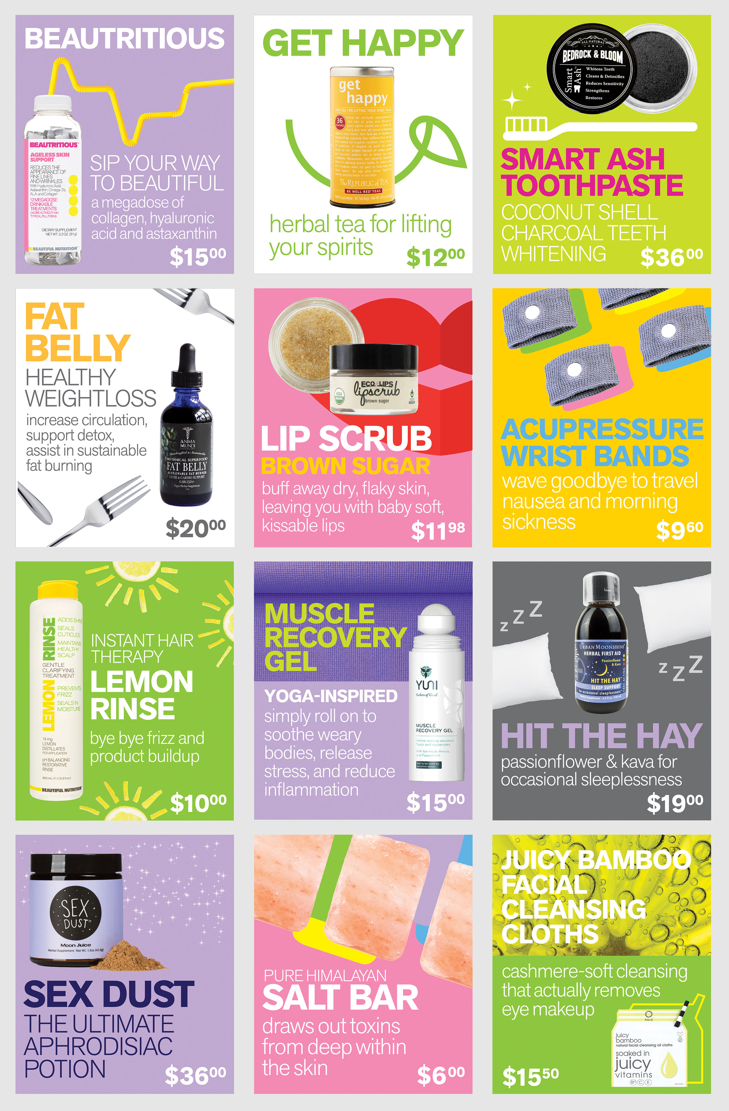 I also designed wall posters showcasing the variety of products of LIFELAB retail store. 