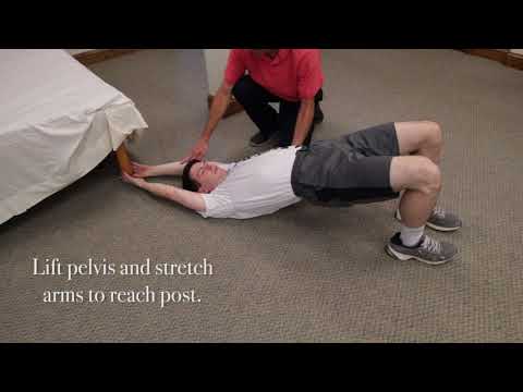 Supine Shoulder and Latissimus Dorsi Stretch