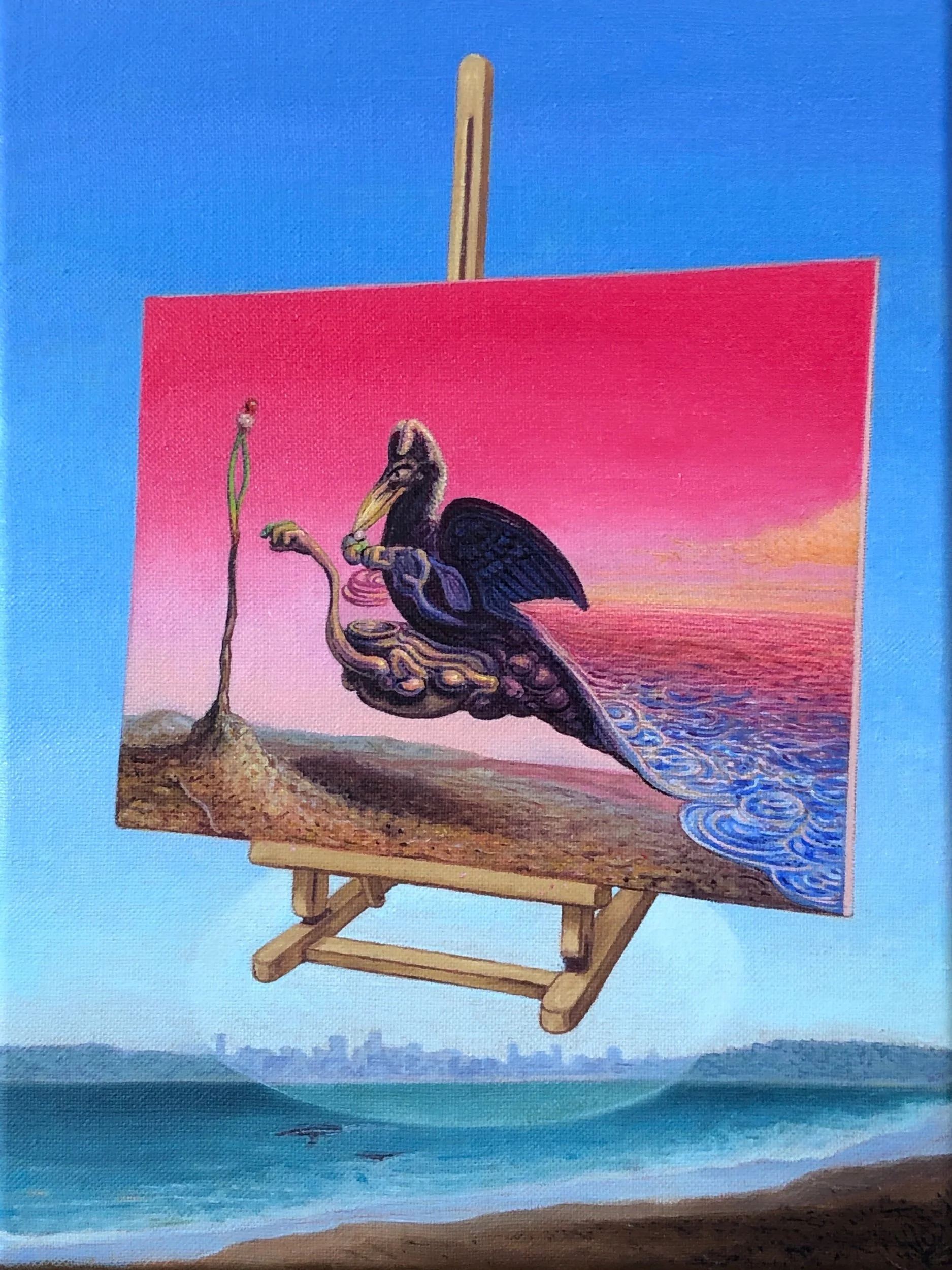 Desire Changing The Appearance of the World, oil on linen,  (private collection)