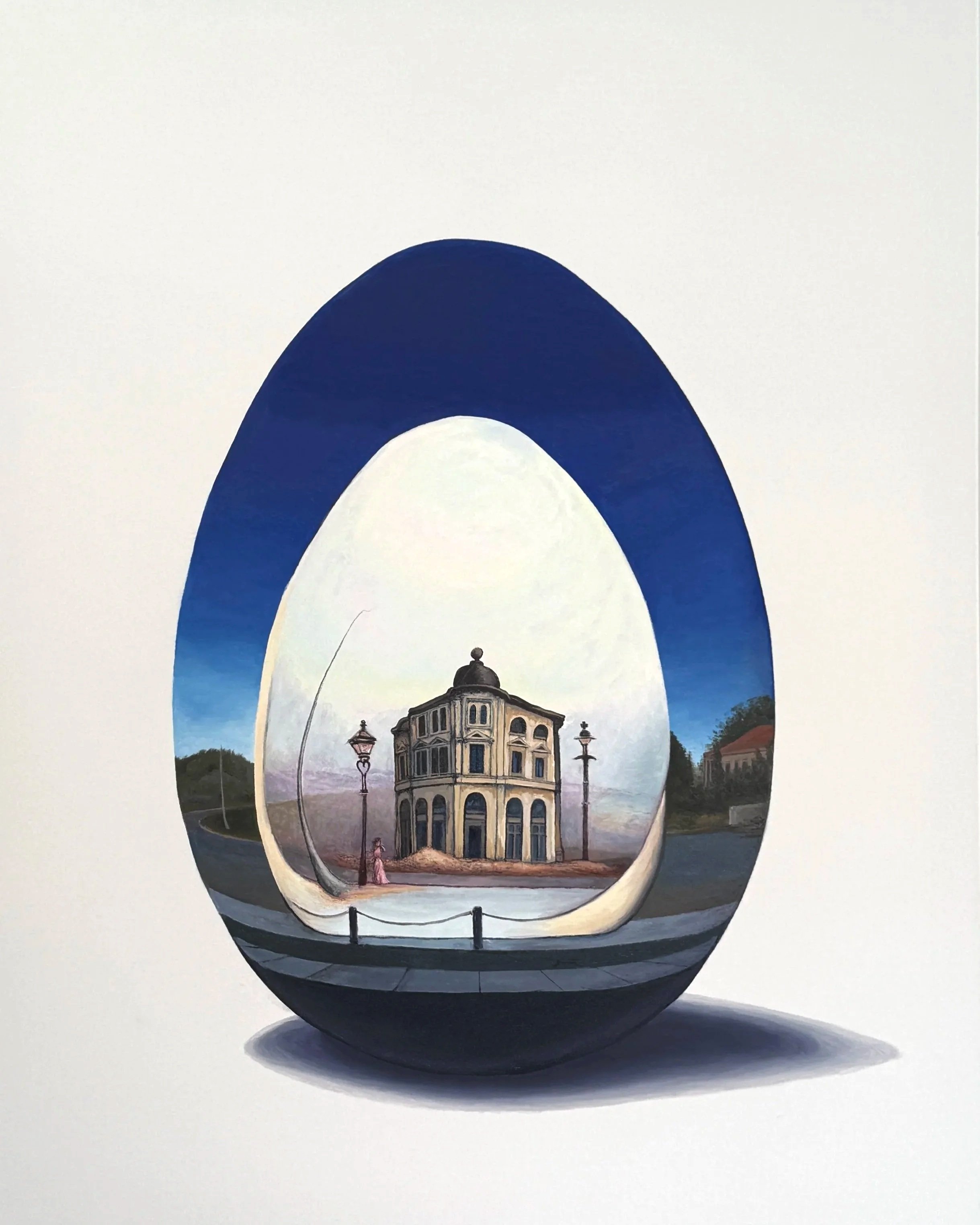 Ecology of Inception, oil on linen,  80x100cm