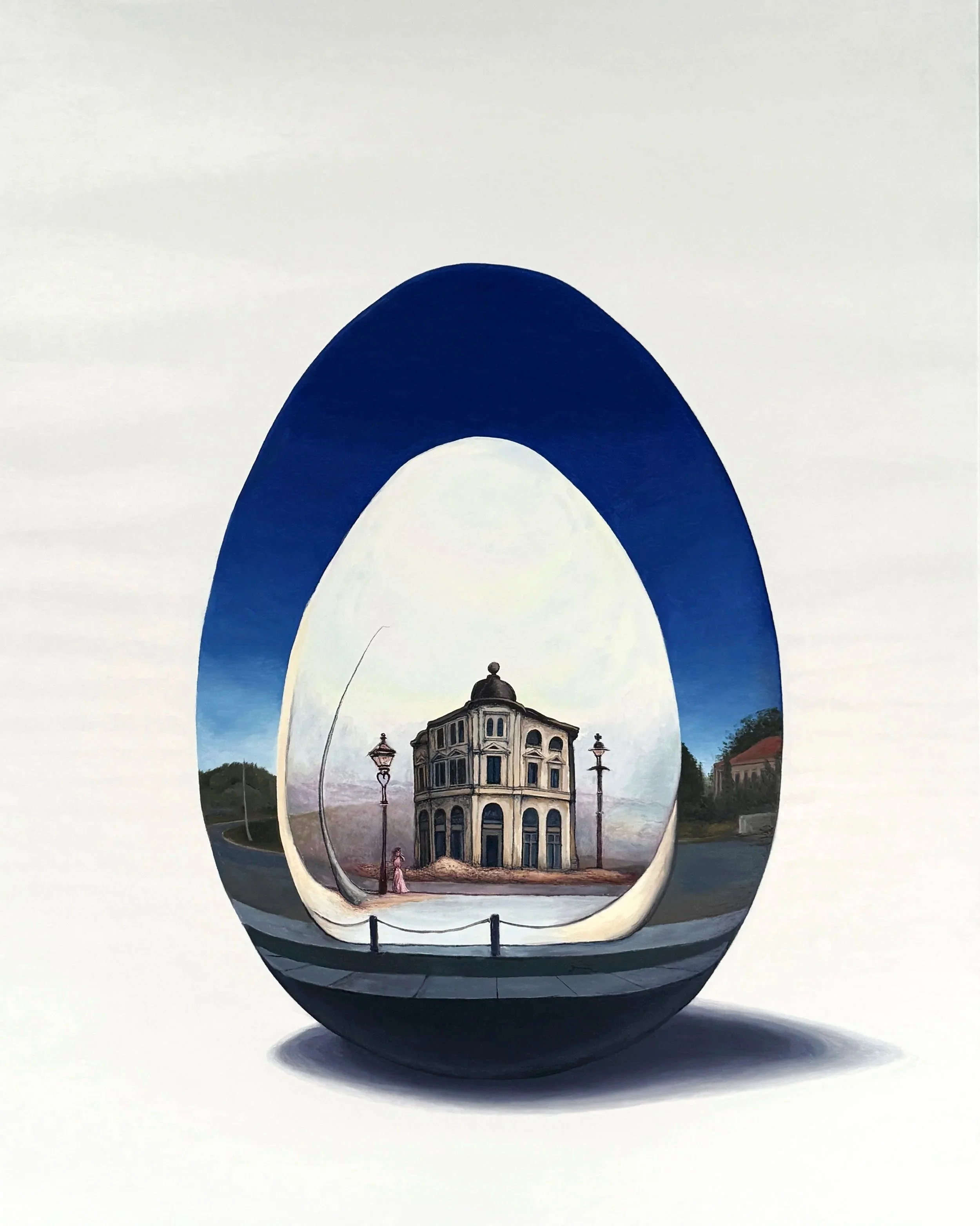 Ecologies of Inception (Easter Hallucination), oil on linen,  80x100cm