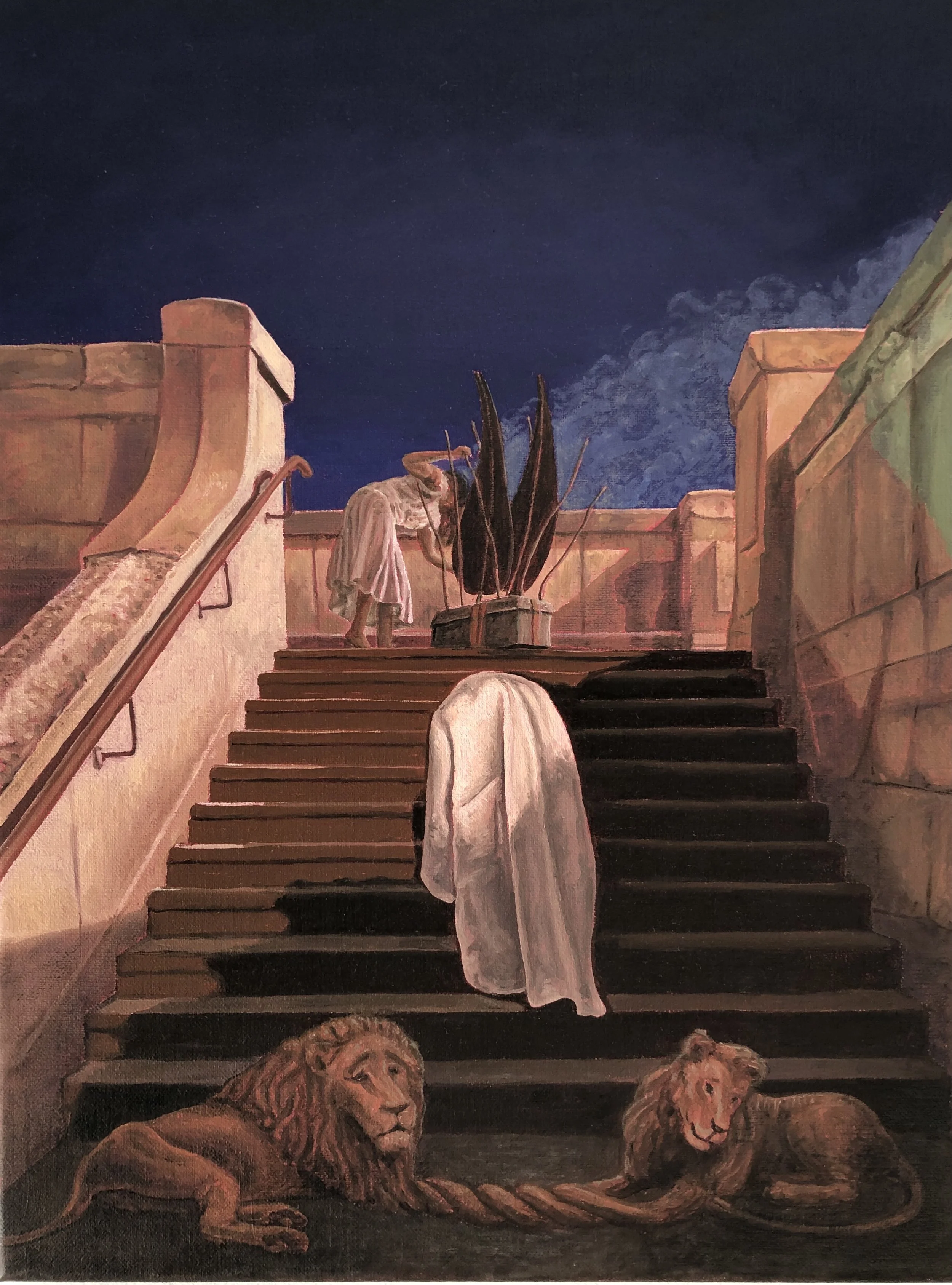 Blackfeather Sanctuary, oil on linen 30.5x40.6cm  (private collection)