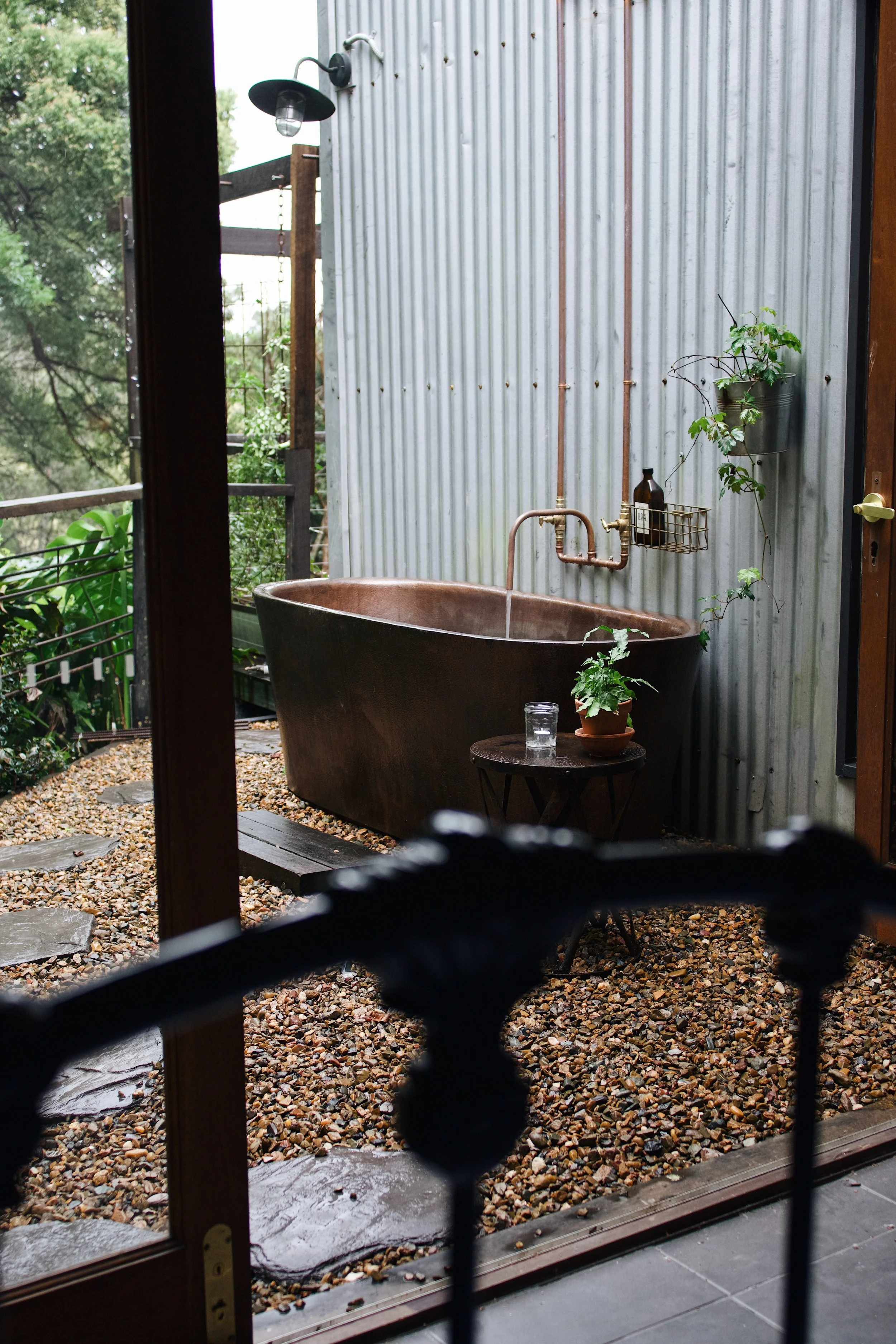 View from bedroom Copper Bath
