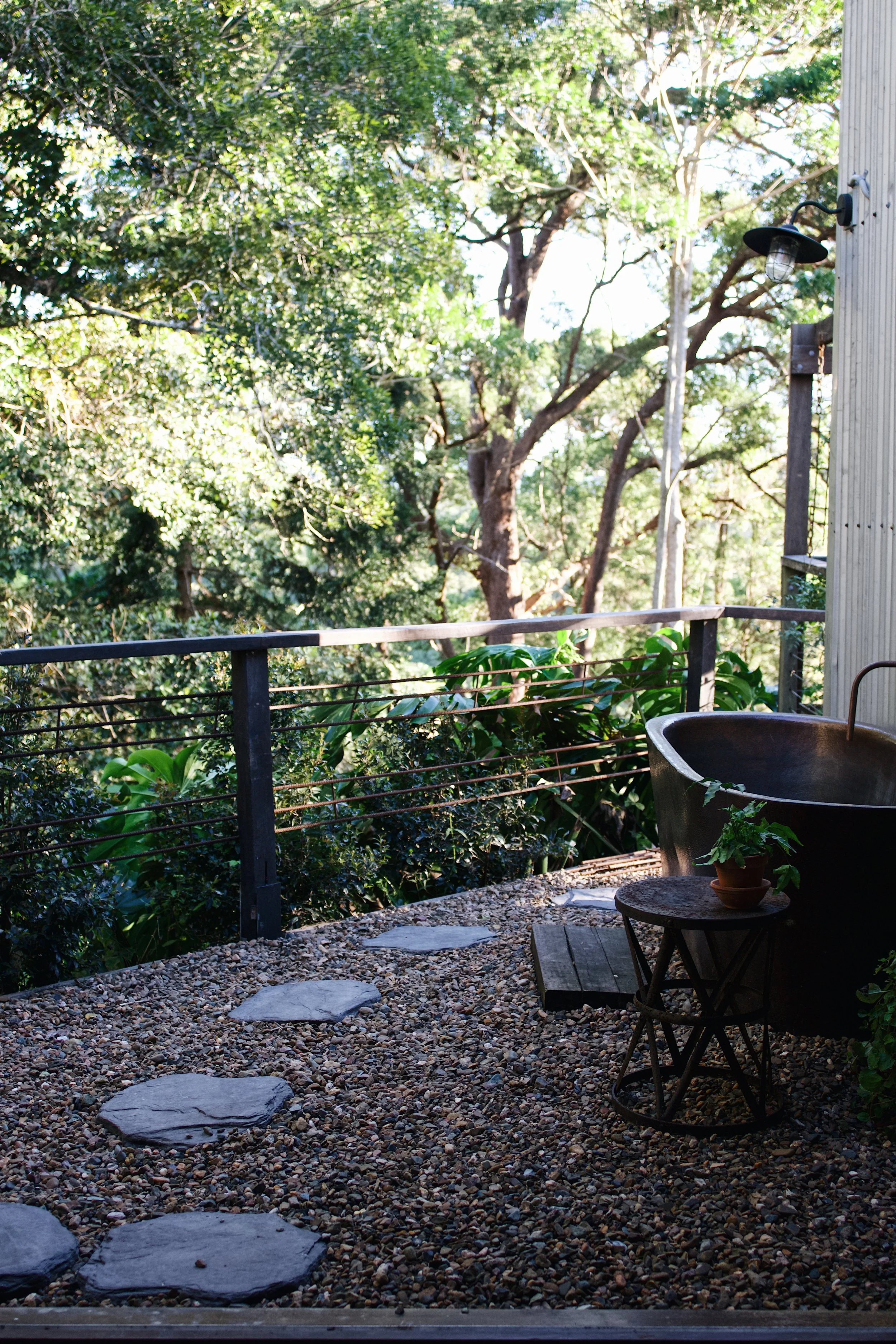 Outdoor Copper Bath