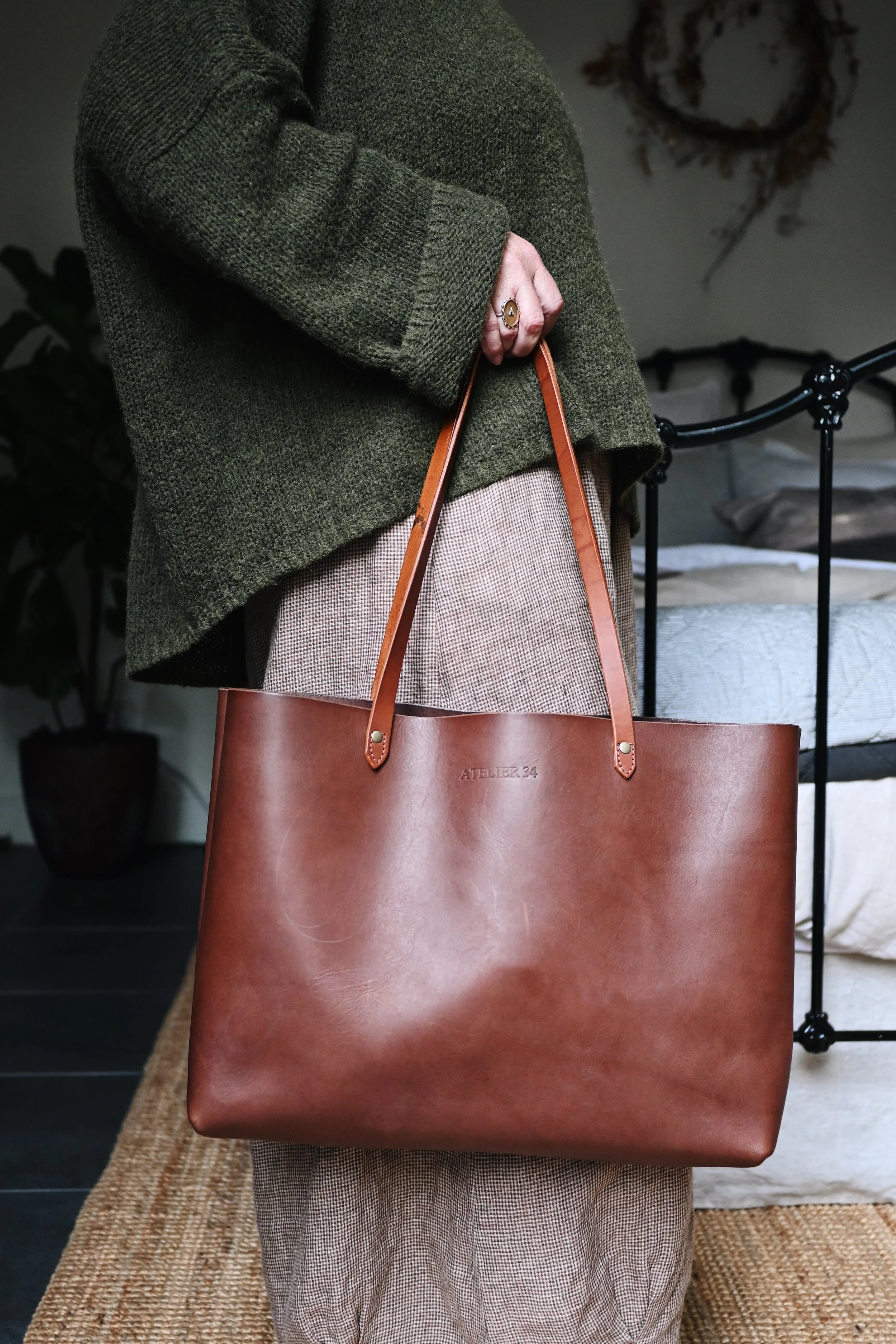 Leather Tote Bag