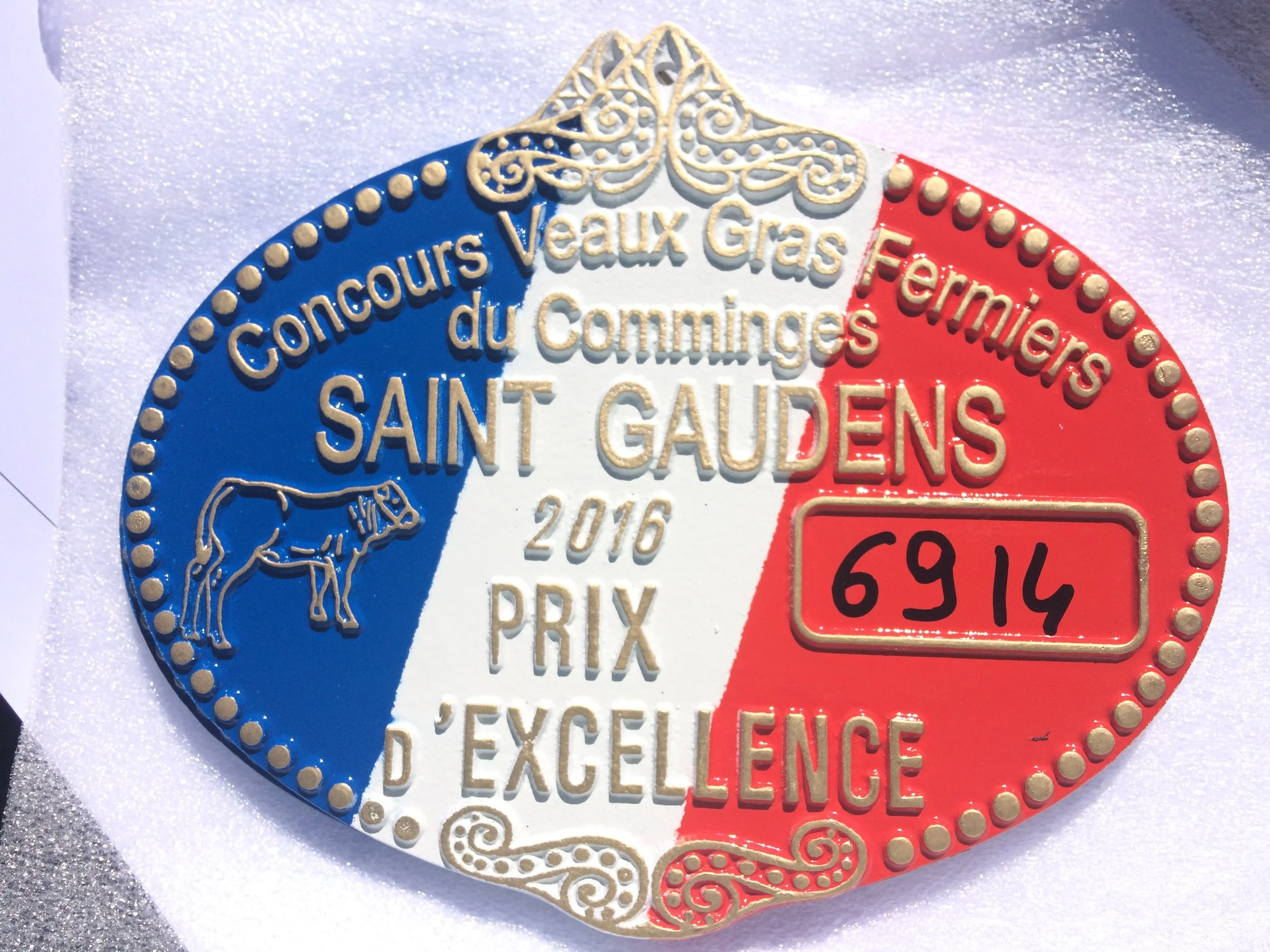 Un de nos éleveurs est récompensé de son travail