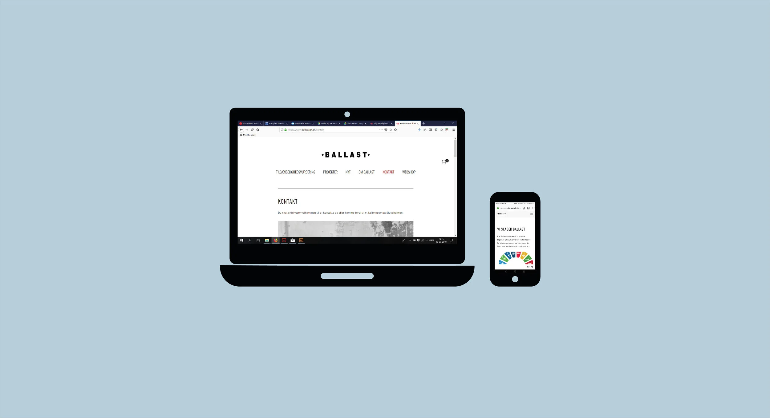 Digital tilgængelighed: På illustrationen ses et ikon for en computer og en smartphone.