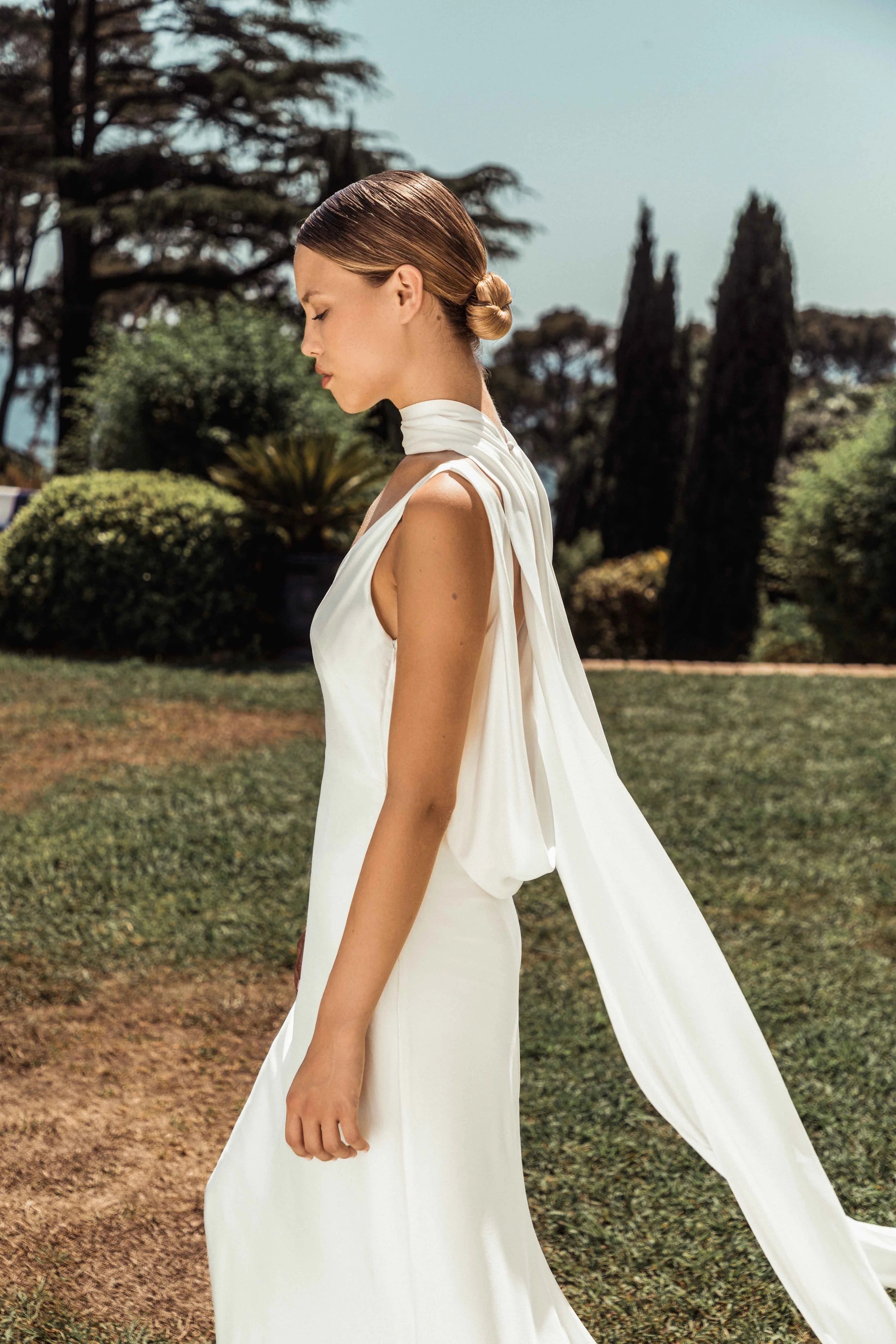 Slipdress Satine + Schal Icon