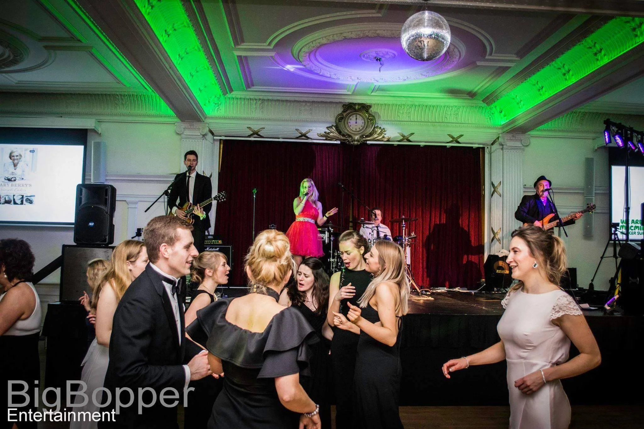 Packed dance floor at Wicksteed Park, Northamptonshire