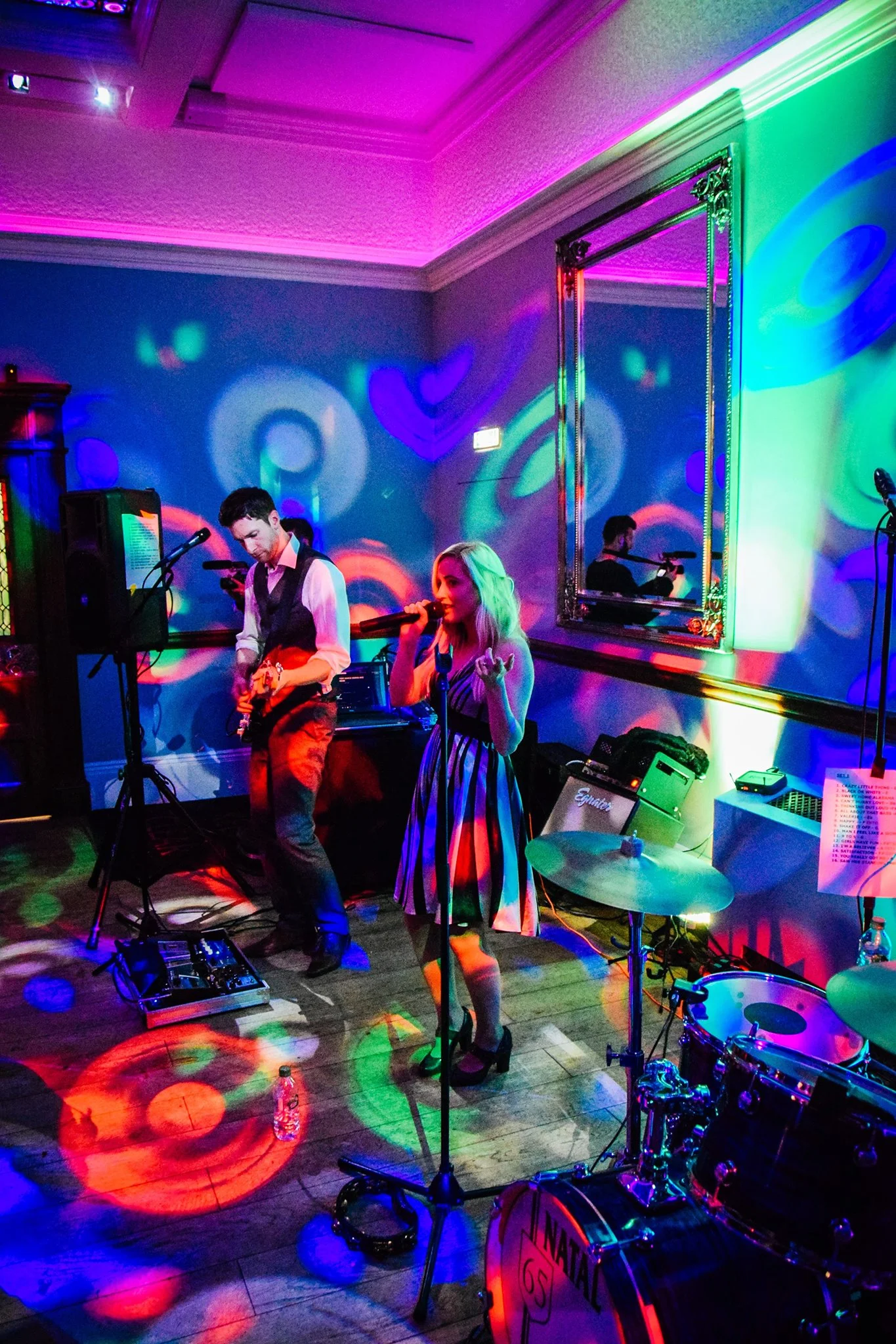 Performing at Gemma and Mark's wedding, Pendrell Hall