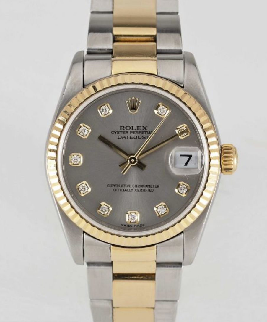 Gold Rolex Oyster Perpetual Datejust Watch