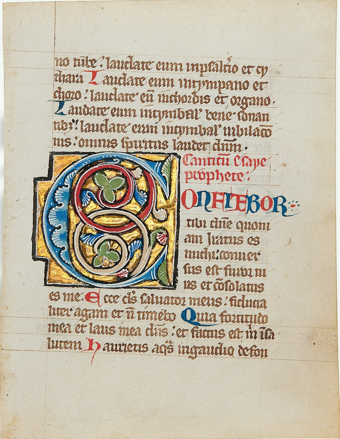 13th Century Illuminated Manuscript