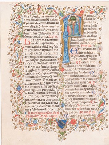 15th Century Italian Illuminated Manuscript