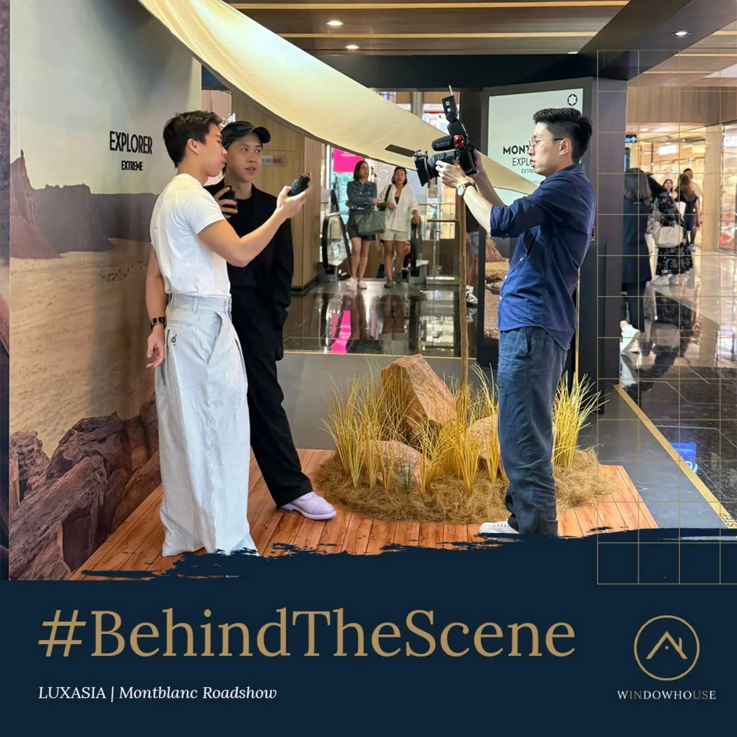 Meet our talented crew behind the scenes at the Montblanc Roadshow! It was an incredible experience documenting the luxurious launch of their new fragrance. Let&rsquo;s capture the magic at your event&mdash;reach out to us at Windowhouse Media! 📸

#