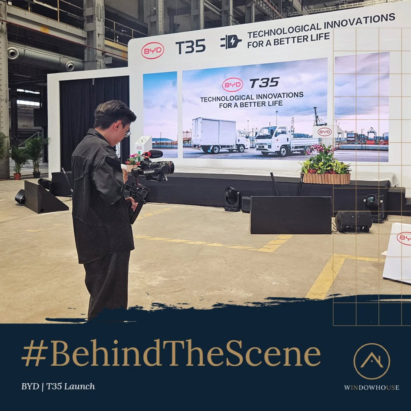 Here&rsquo;s a sneak peek behind the scenes at the BYD T35 Launch! Our videographer was on the ground capturing every moment. We&rsquo;re ready to turn your story into motion, let&rsquo;s create something unforgettable together. 🎥✨

#bydsingapore #w