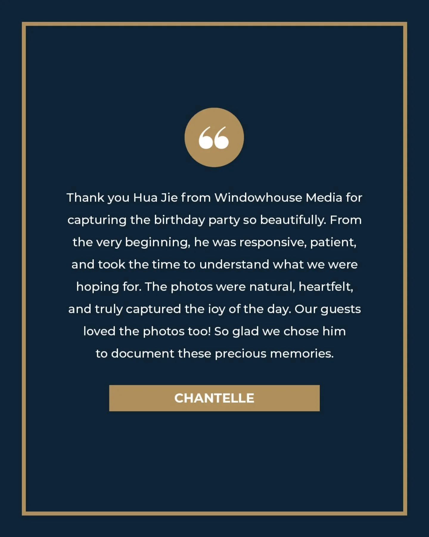 We loved capturing this joyful celebration &mdash; thank you Chantelle for the kind review. Looking for event photography that keeps the vibe and emotion intact? Let Windowhouse Media tell your story. 📸

#windowhousemedia #capturethemoment #clientlo