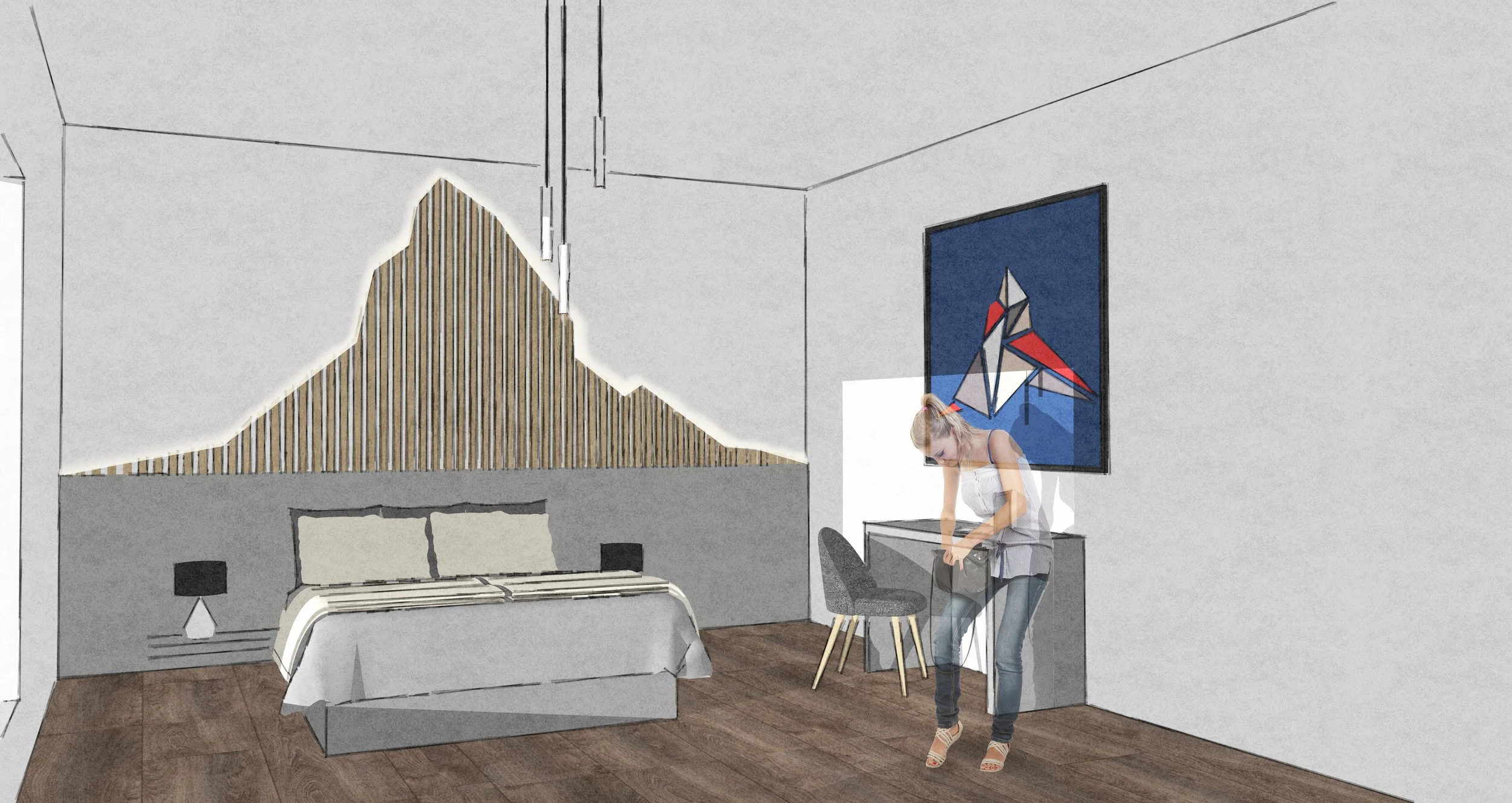 Proposition d'aménagement chambre