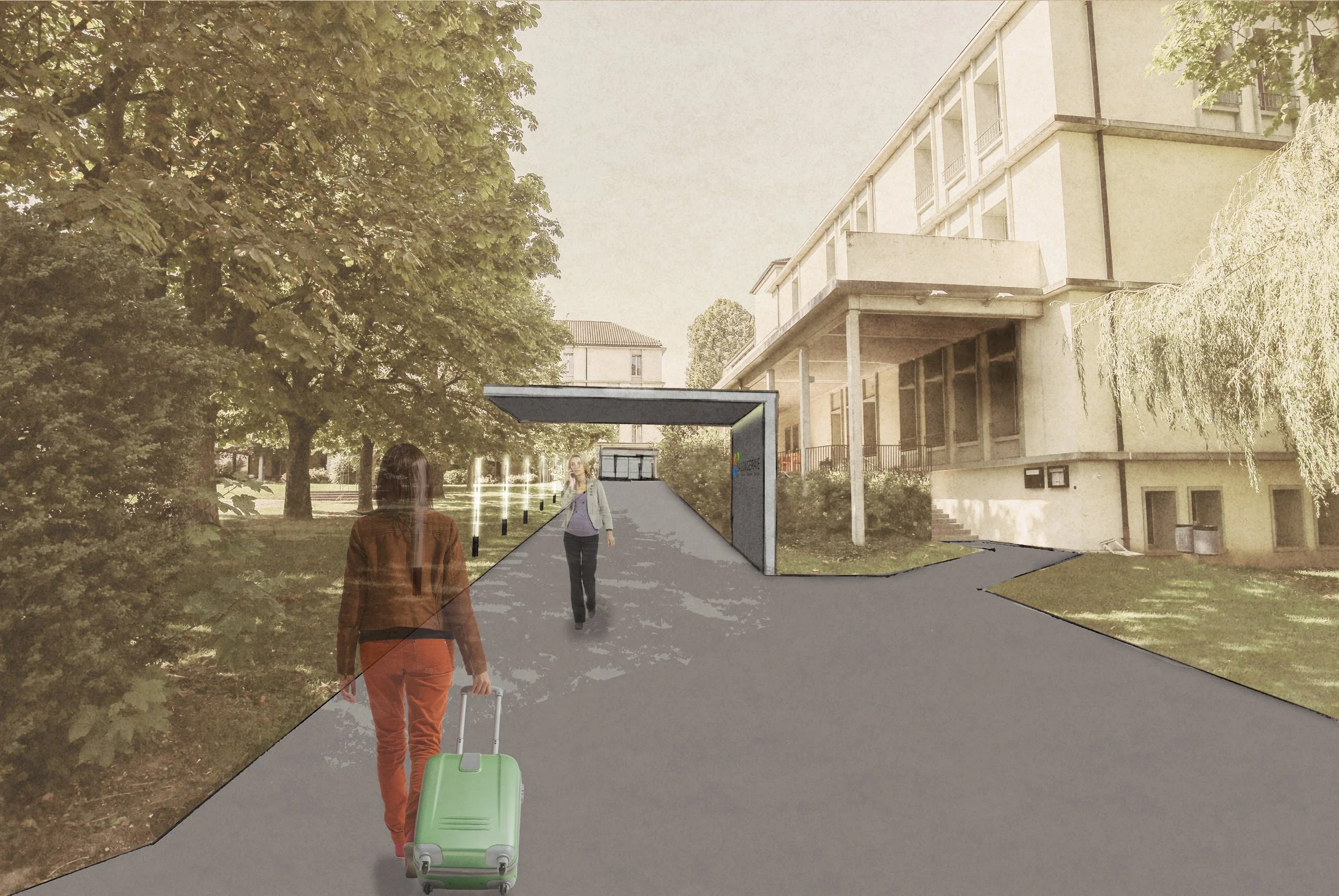 Nouveau portique d’accueil