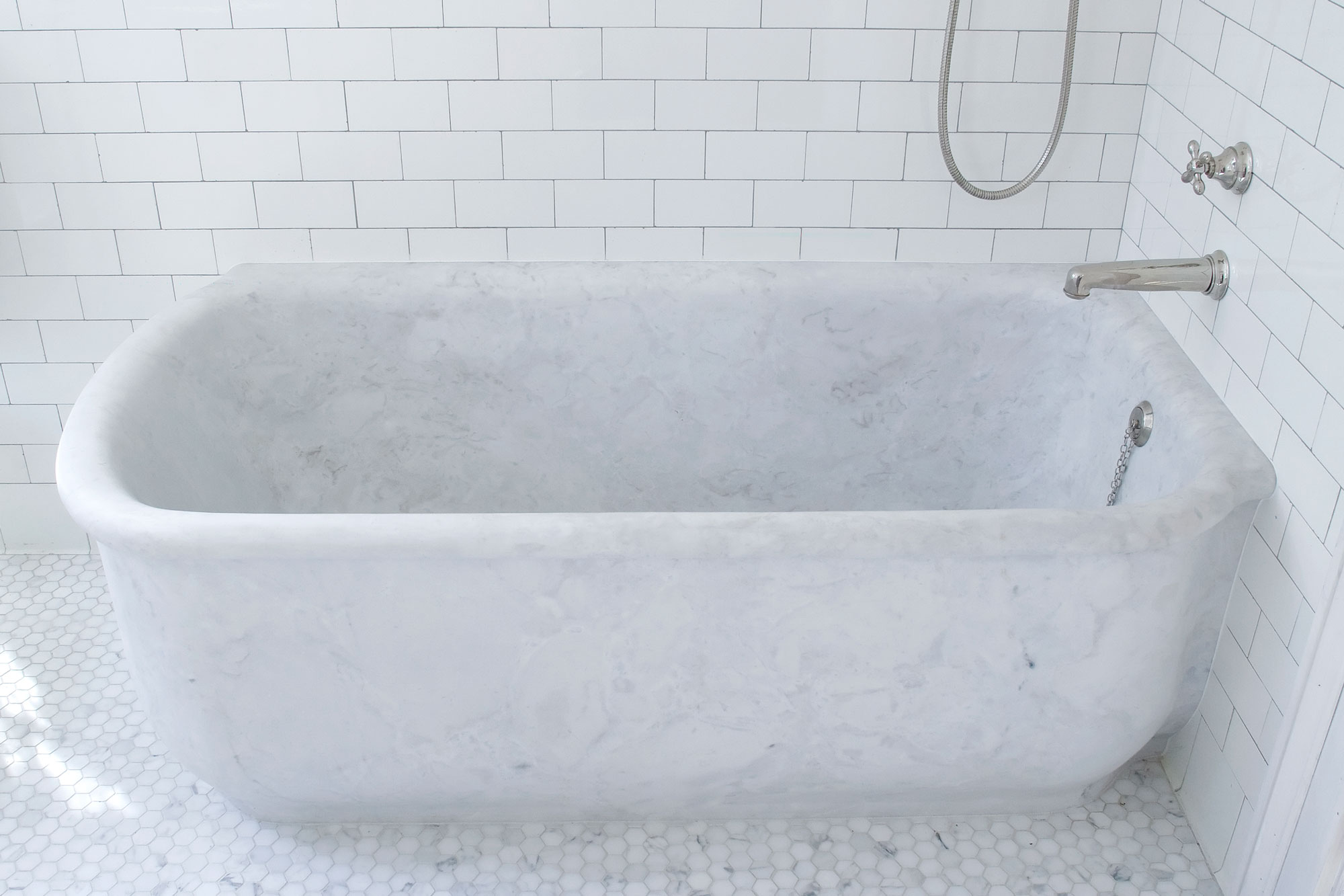 West Village Brownstone - Master Bathroom Tub