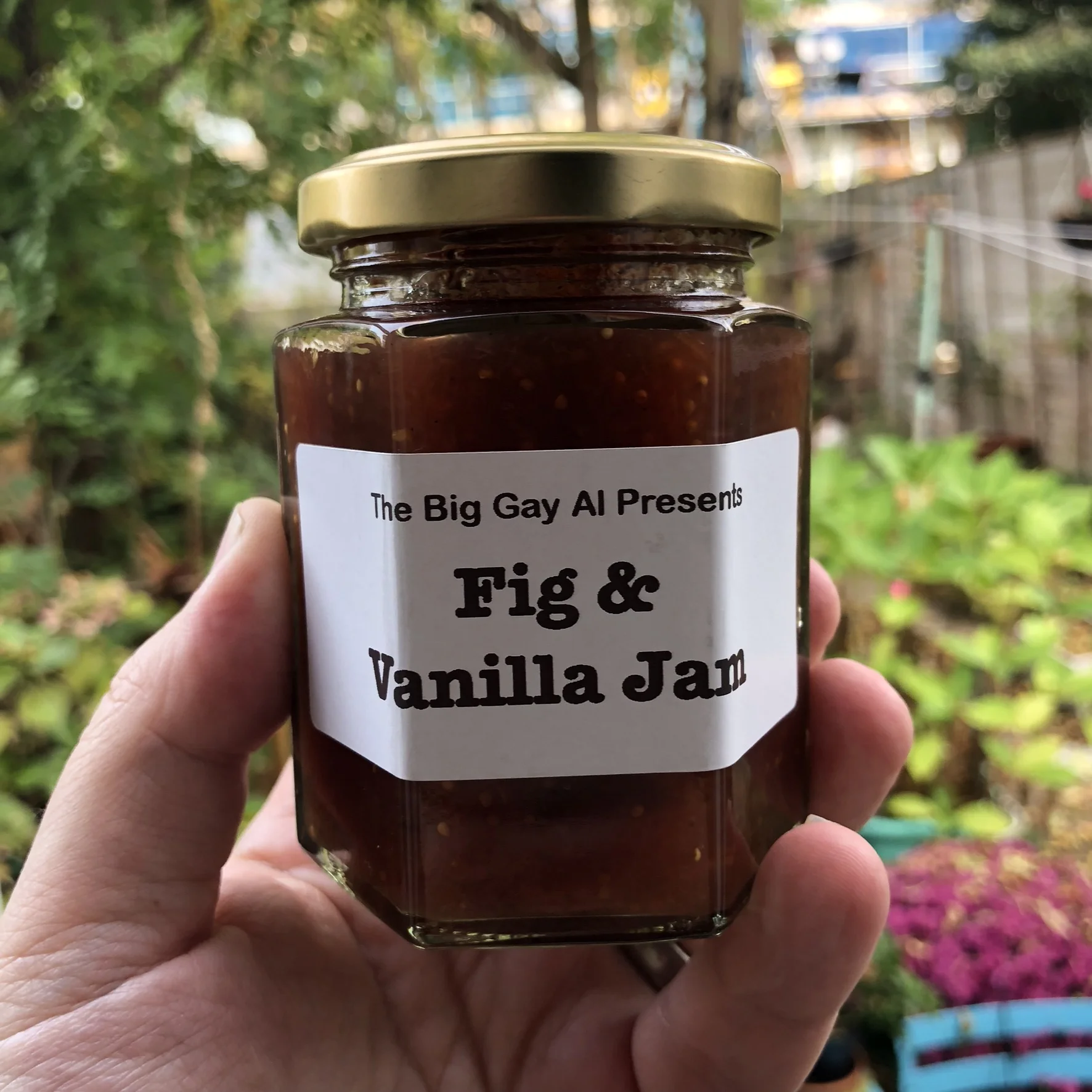 FIg and Vanilla Jam