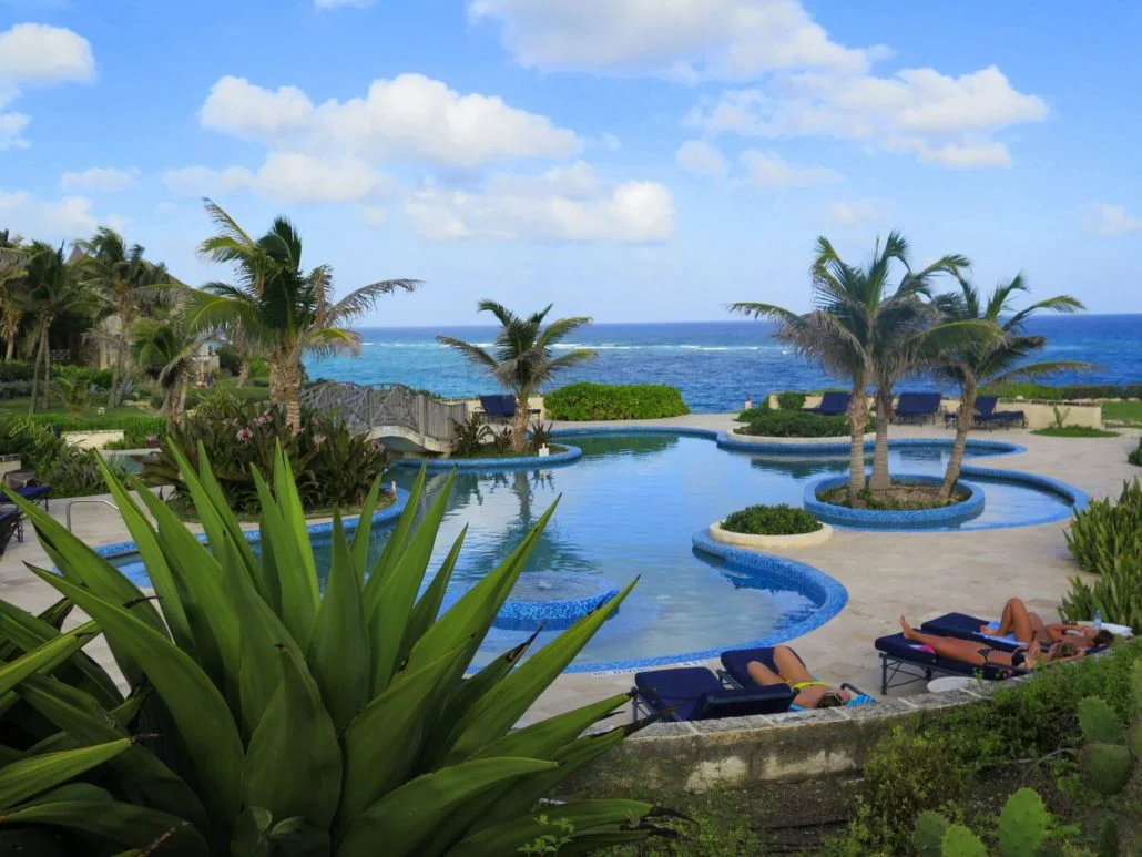 The Crane Resort is one of the most serene and beautiful in Barbados, with a stunning set of swimming pools. JIM BYERS PHOTO