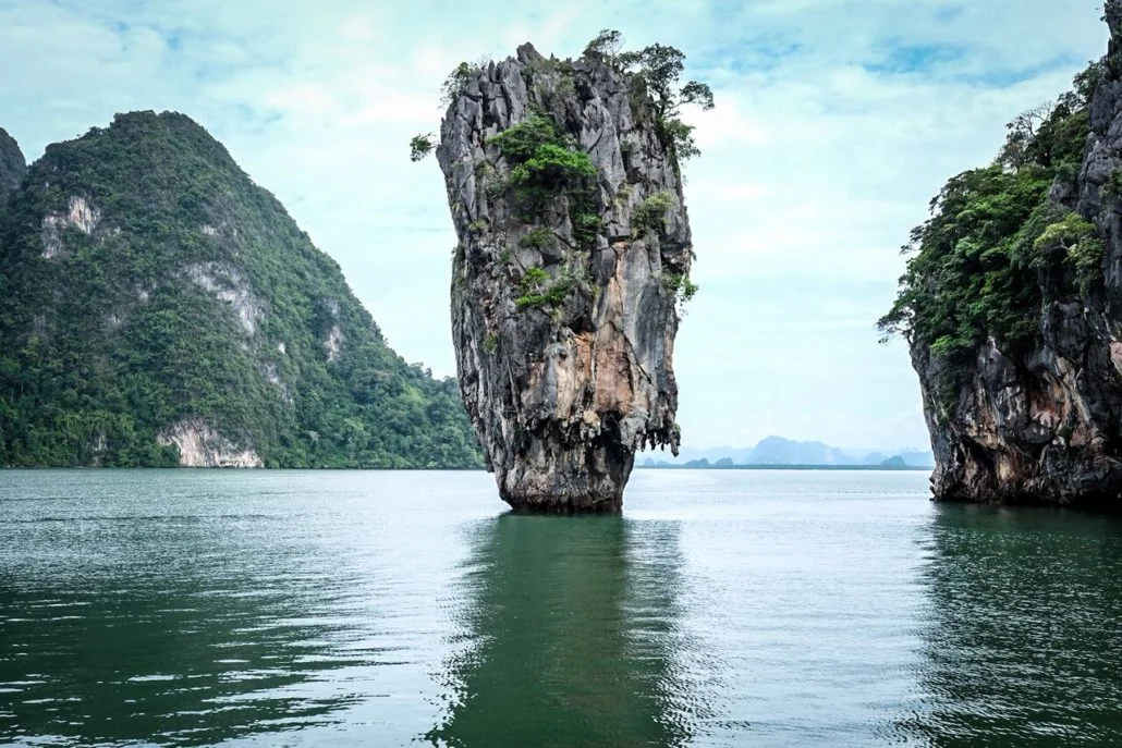 One of the island elevations around James Bond Island in Thailand.