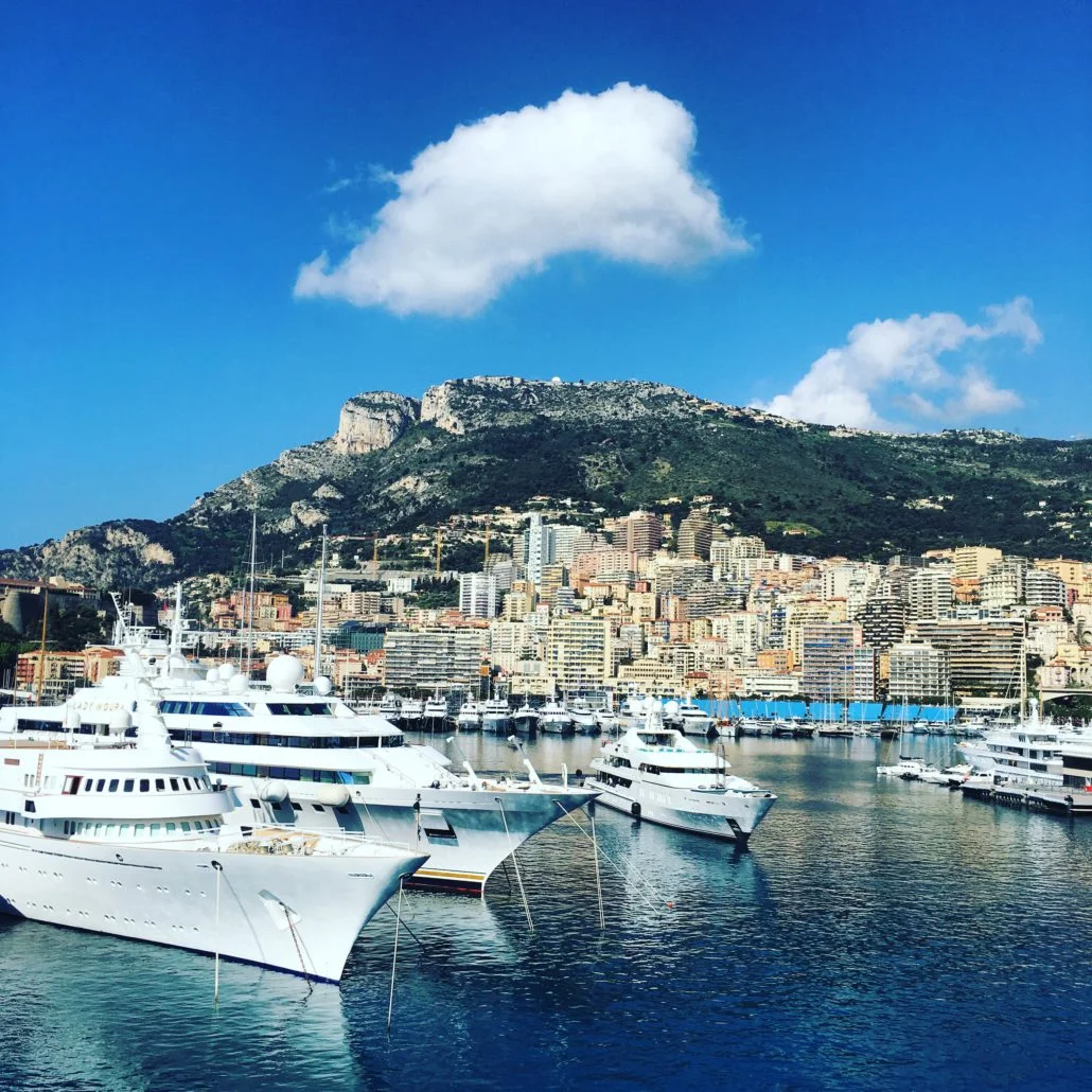 Arriving in Monte Carlo the next morning, and are greeted by a picture perfect setting.