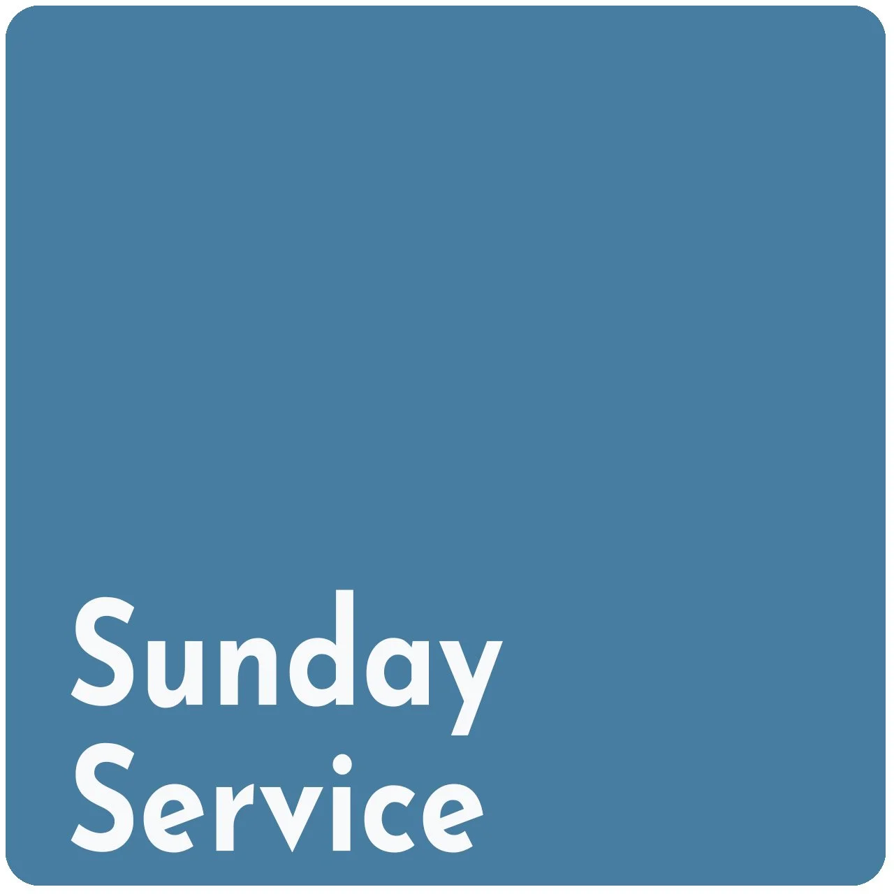 Sunday Service